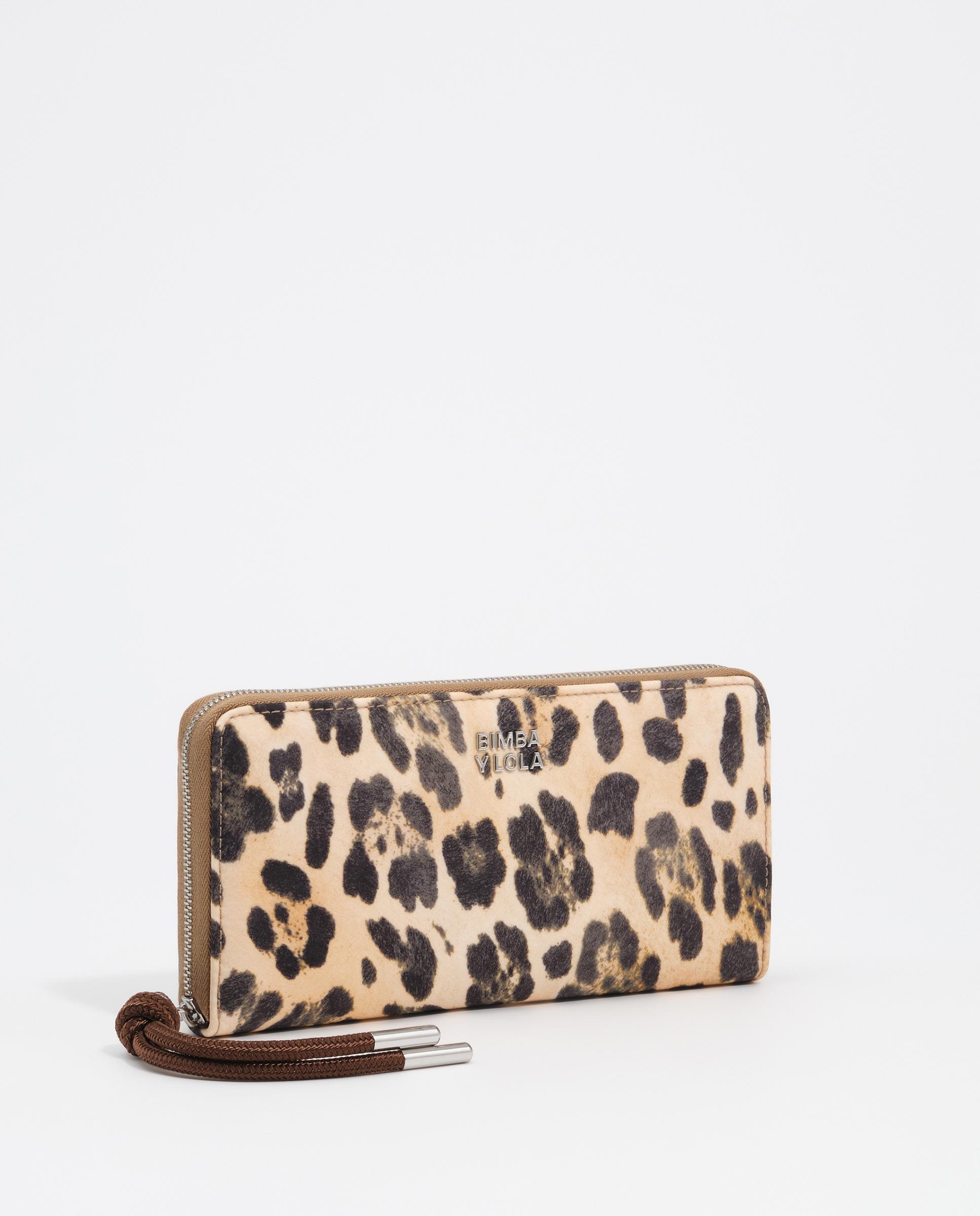 Monedero de mujer nylon leopard - Bimba y Lola - Natural Natural-3