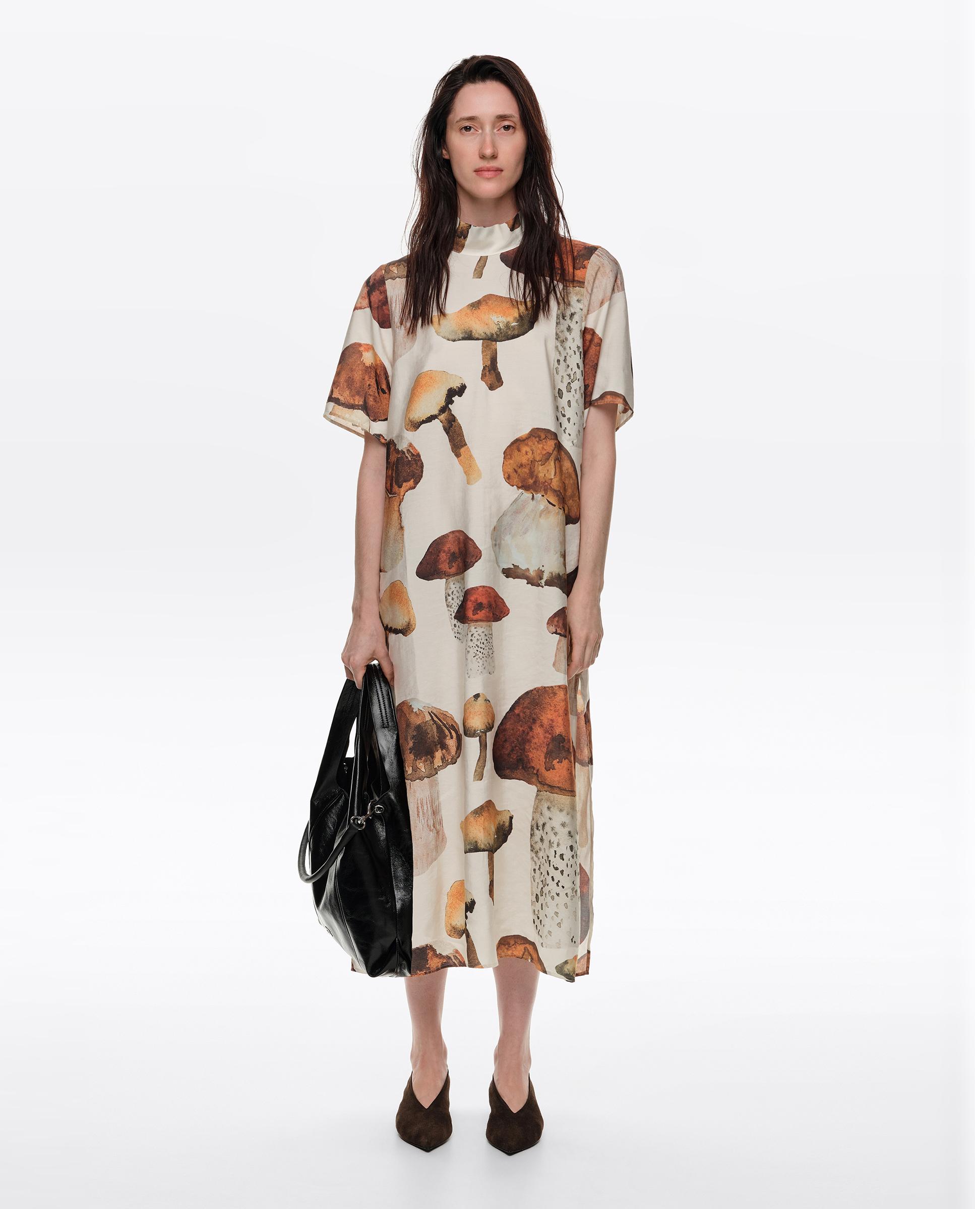 Vestido lencero cortes redondeados - Bimba y Lola - Negro Negro-5