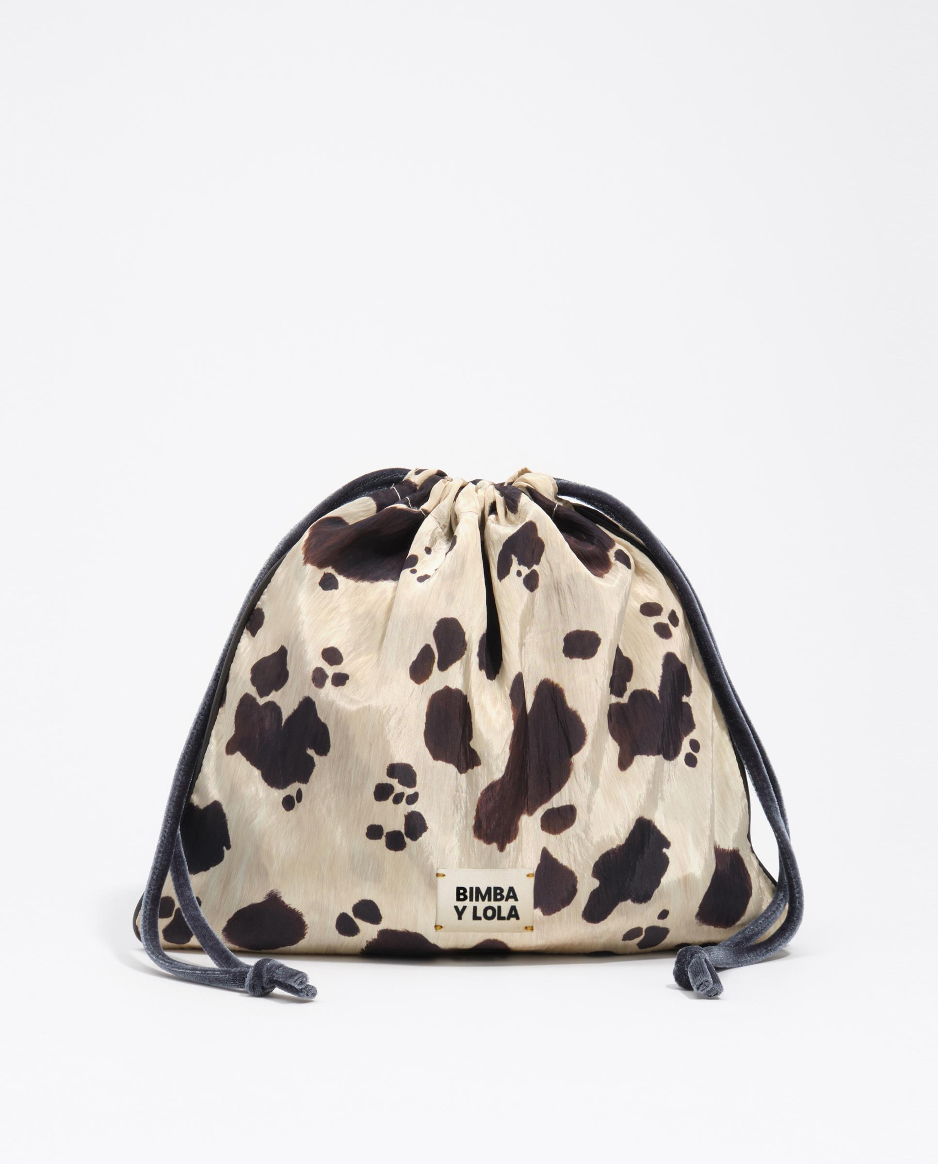 Bolso de mano con cierre ajustable de cordón - Bimba y Lola - Beige Beige-1