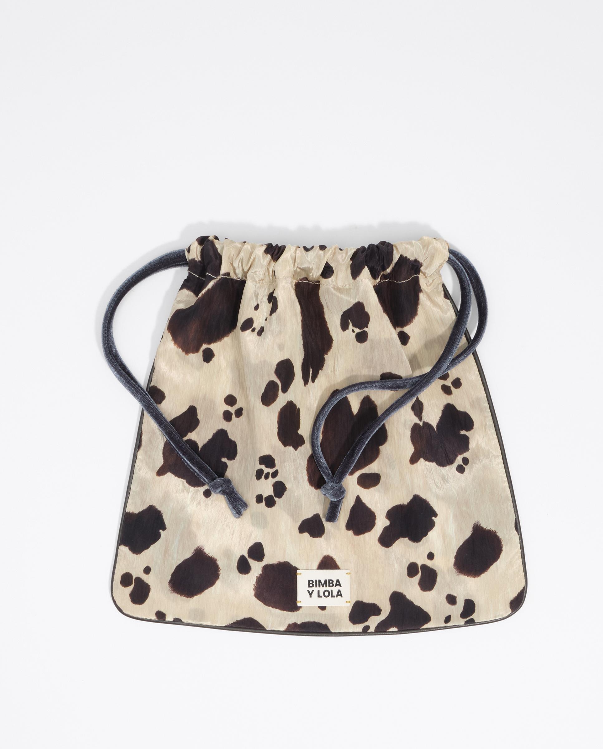 Bolso de mano con cierre ajustable de cordón - Bimba y Lola - Beige Beige-3
