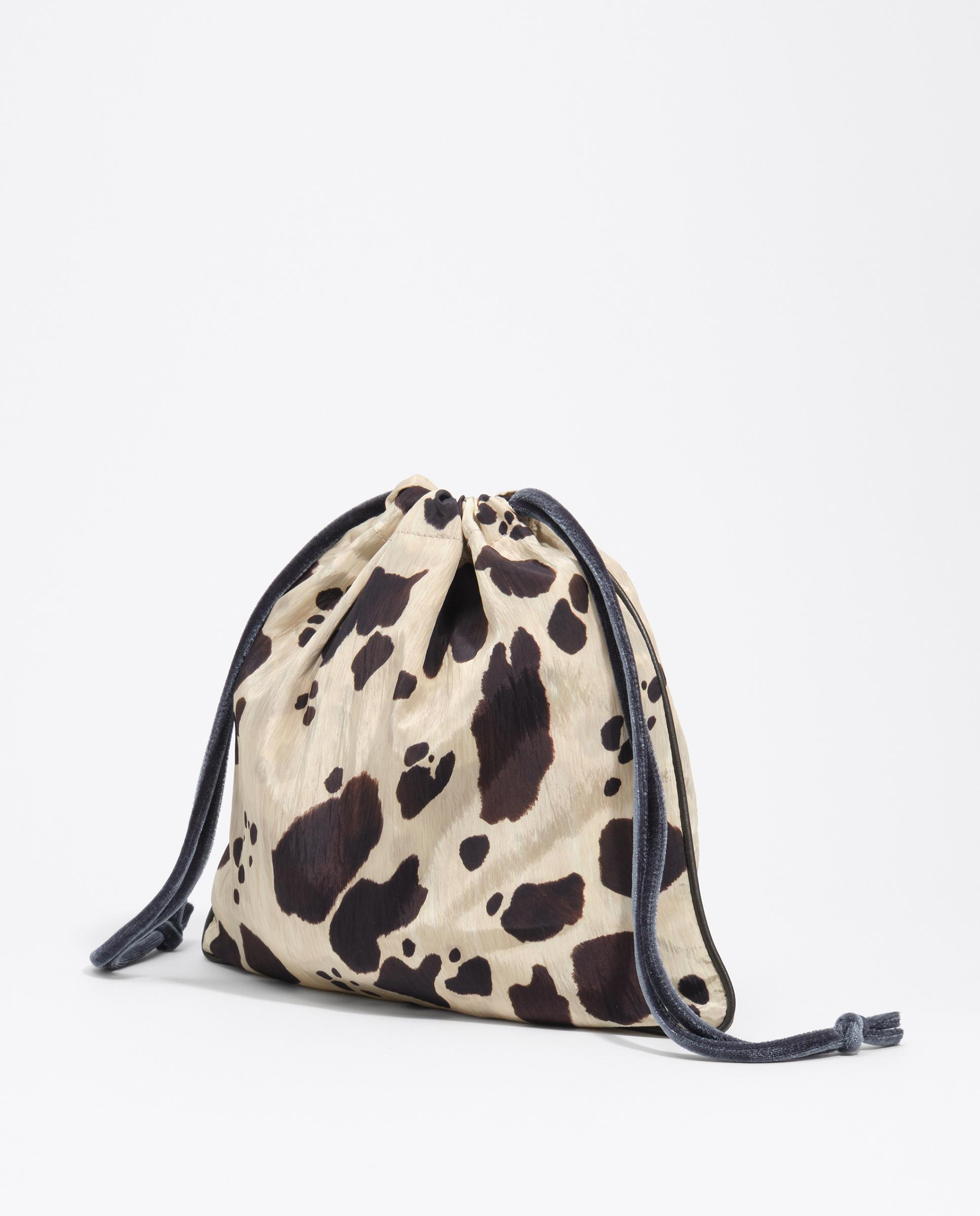 Bolso de mano con cierre ajustable de cordón - Bimba y Lola - Beige Beige-2