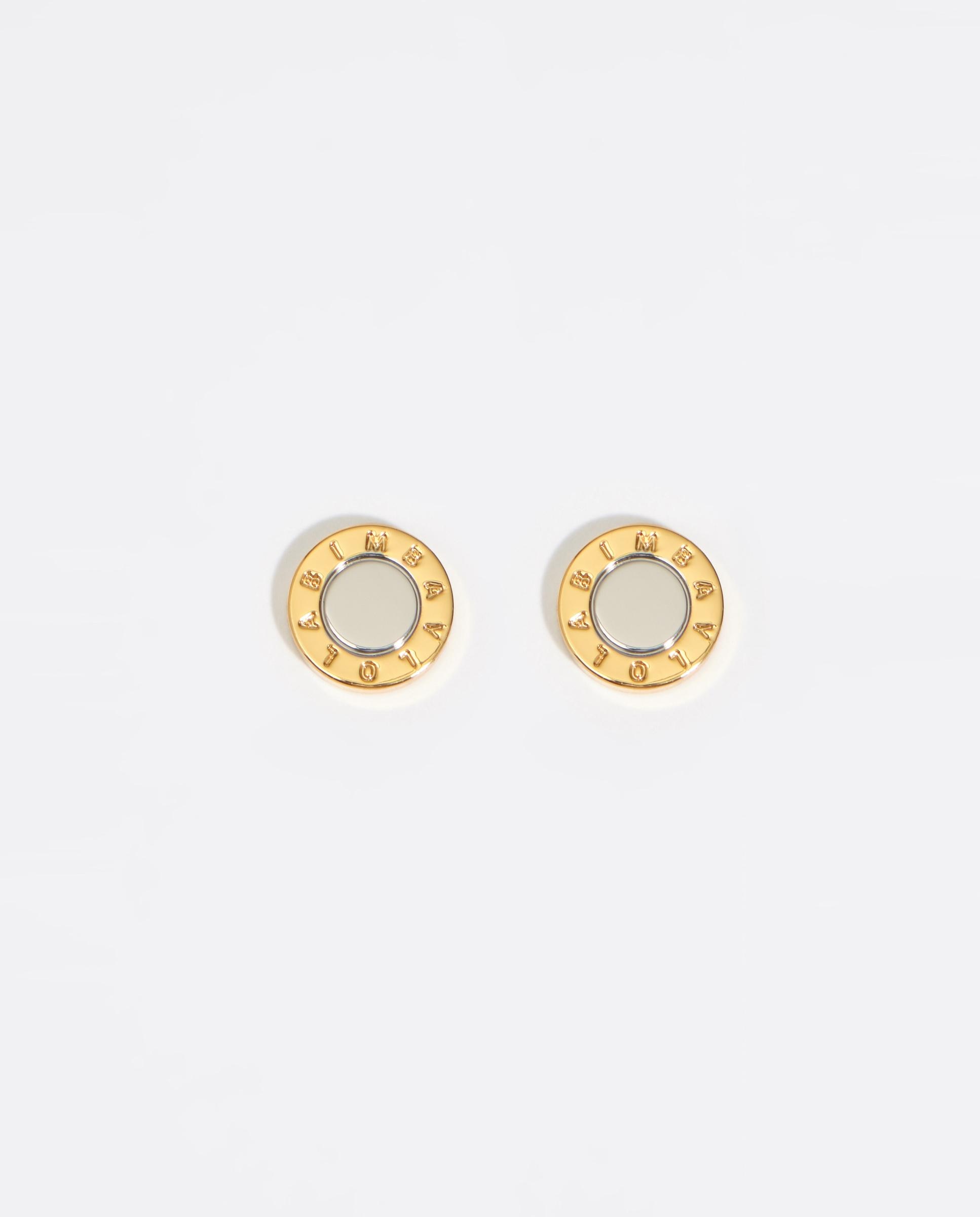 Pendientes logo - Bimba y Lola - Bicolor Bicolor-1