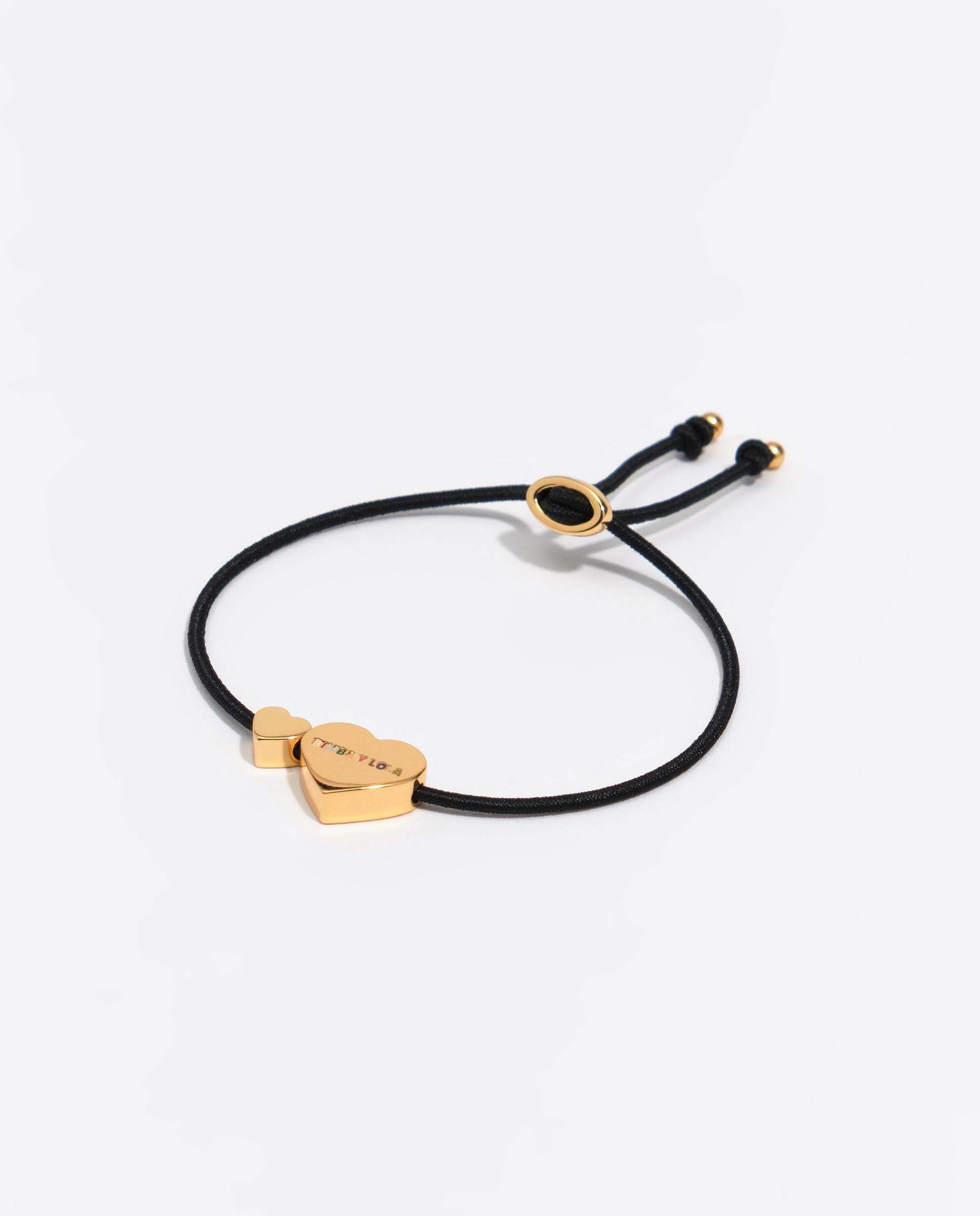 Pulsera elástica corazón logo - Bimba y Lola - Dorado Dorado-1