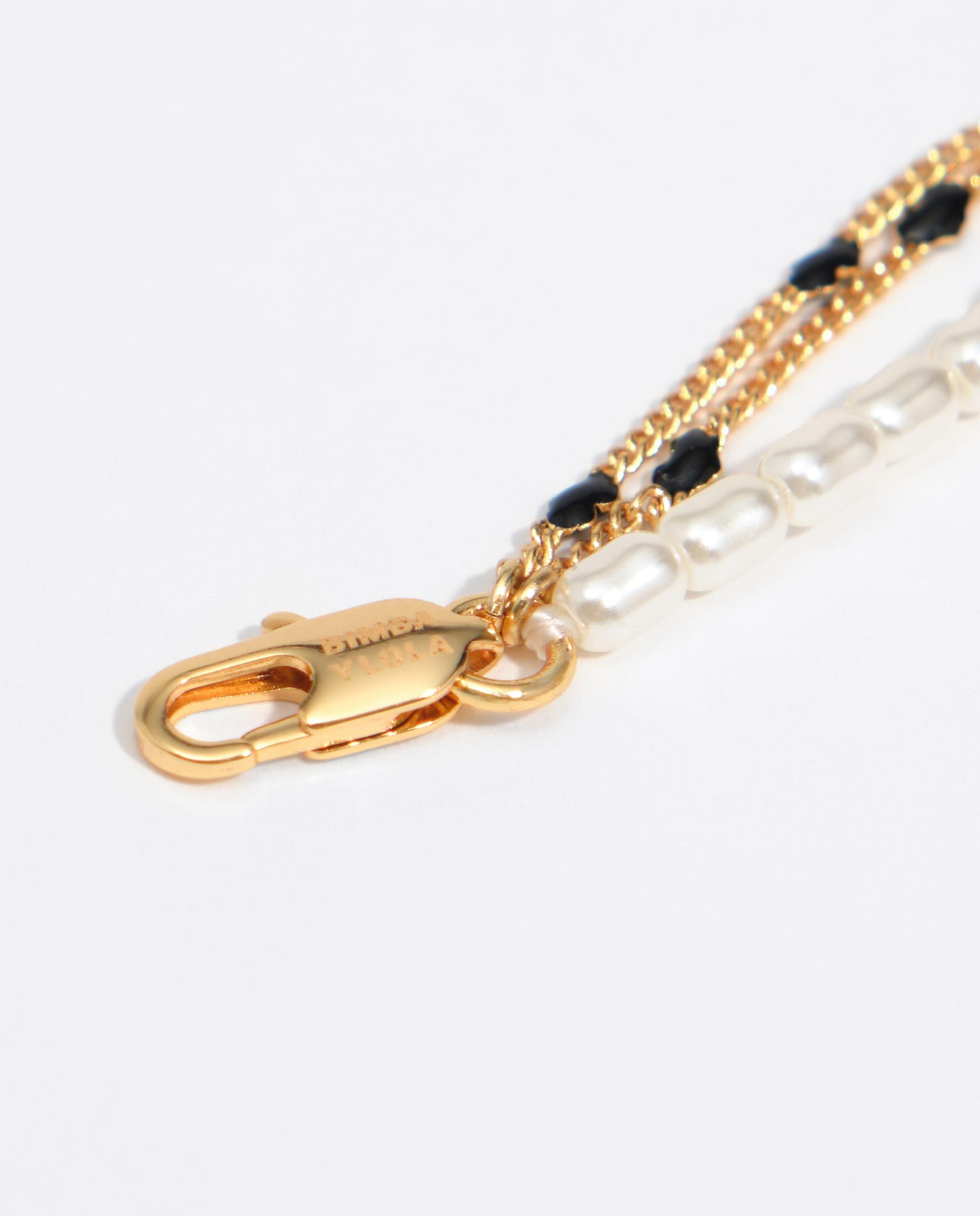 Pulsera multicadenas logo - Bimba y Lola - Dorado Dorado-3