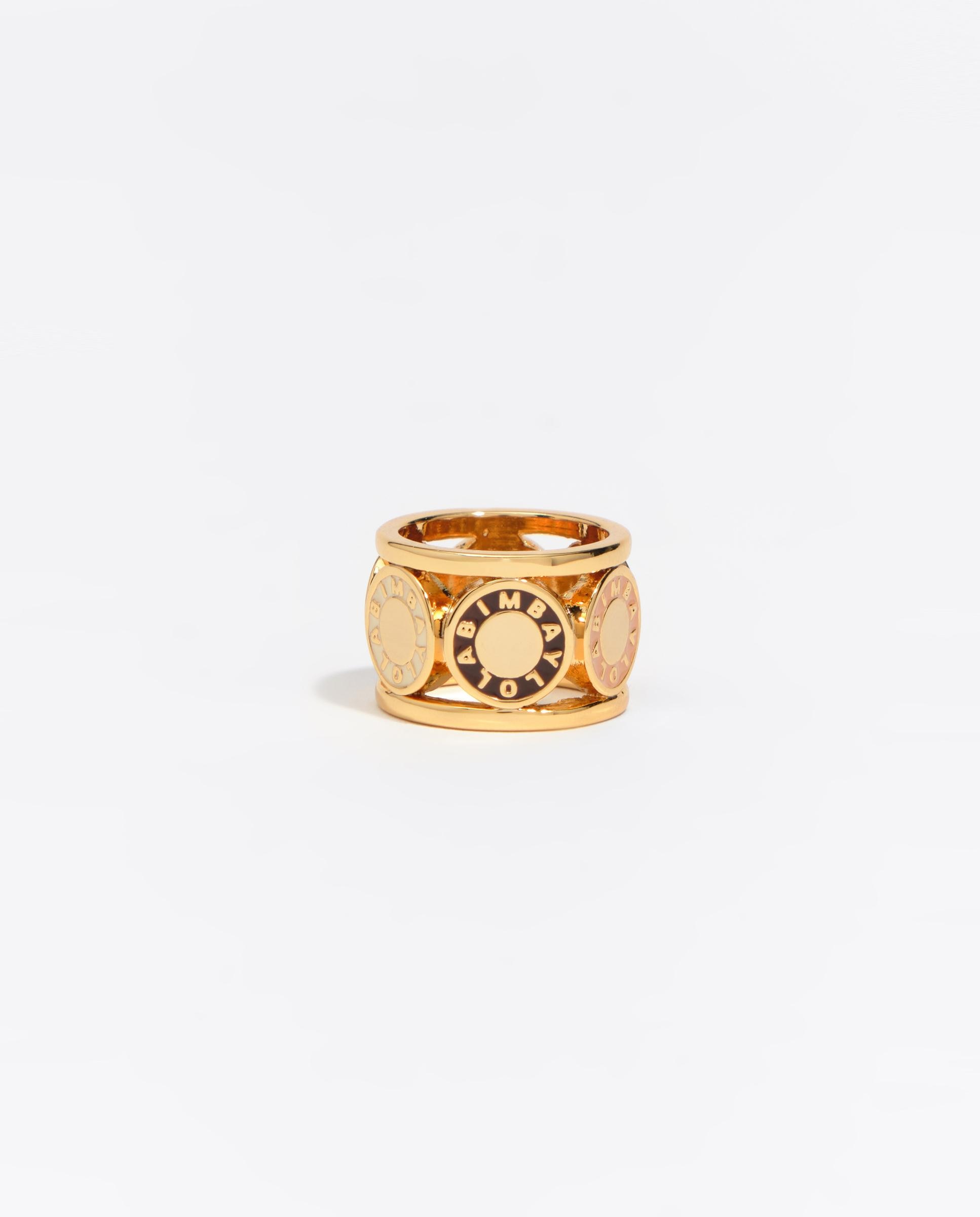 Anillo logos redondos - Bimba y Lola - Dorado Dorado-2