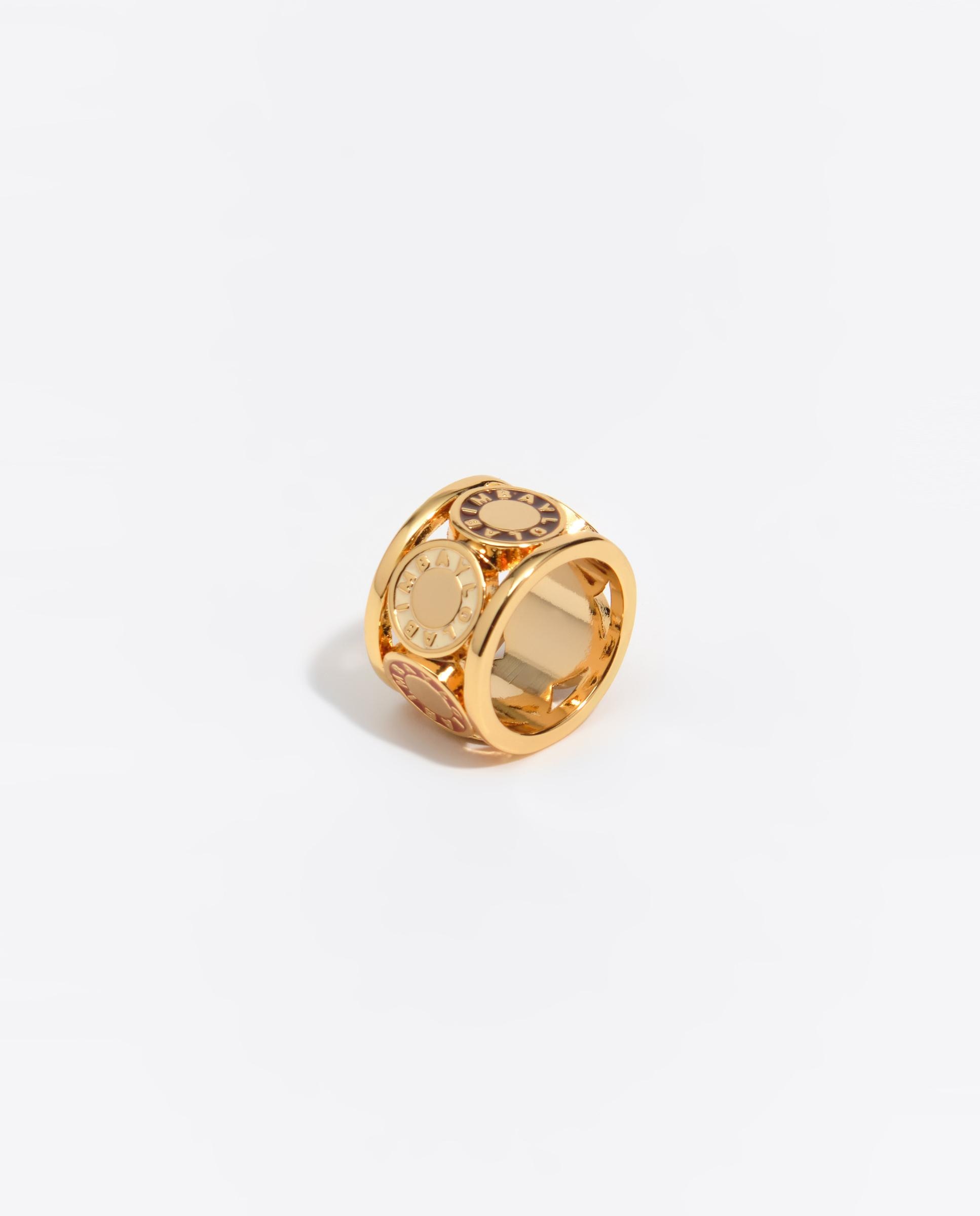Anillo logos redondos - Bimba y Lola - Dorado Dorado-3