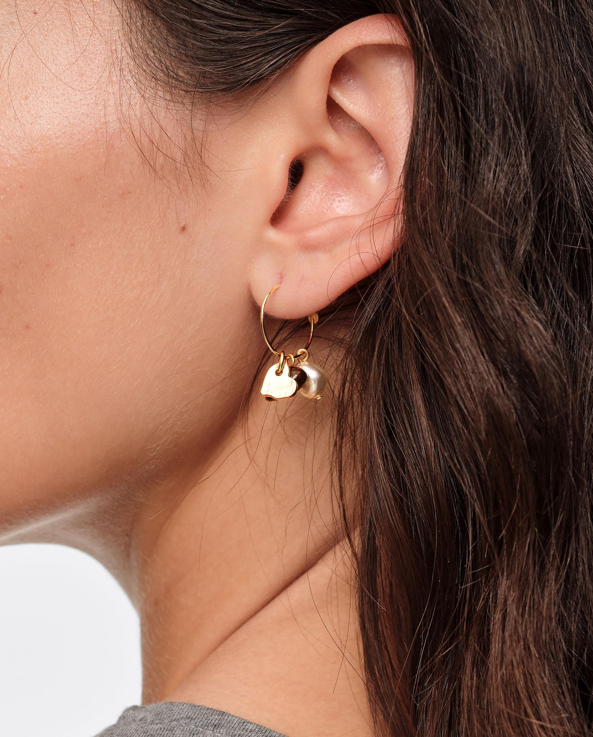 Pendientes aro piedras - Bimba y Lola - Dorado Dorado-2