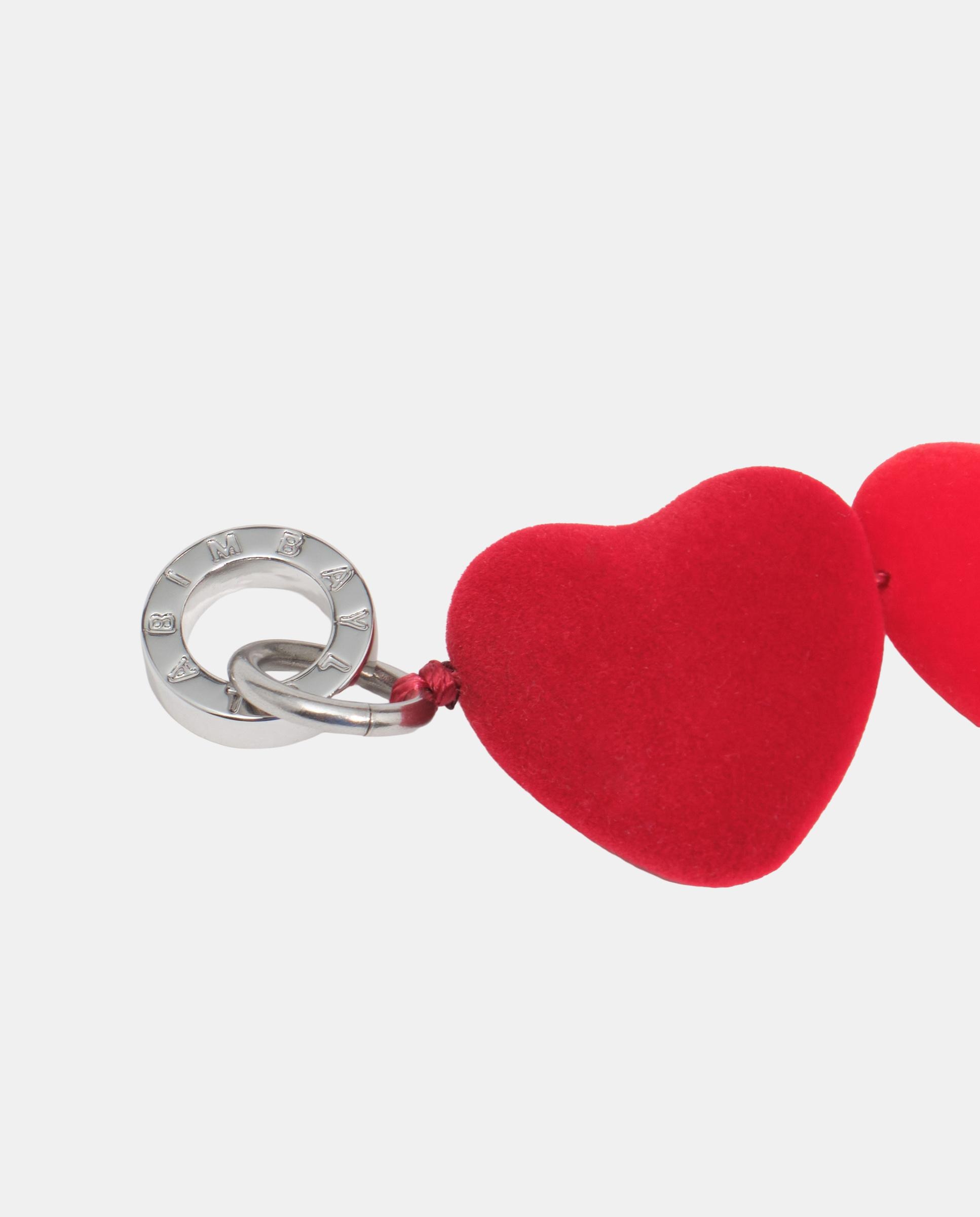 Collar corazones flocado - Bimba y Lola - Rojo Rojo-3
