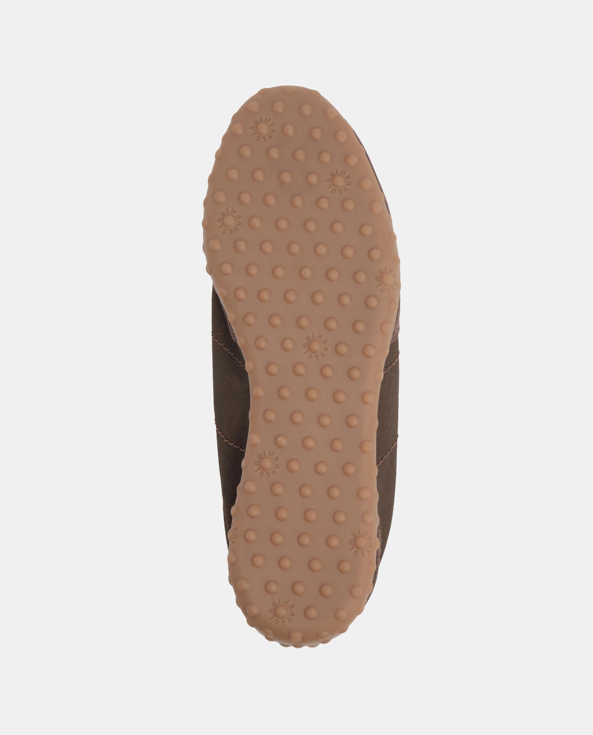 Zapatillas deportivas de mujer 13 29 serraje y tejido - Bimba y Lola - Marrón oscuro Marrón oscuro-6