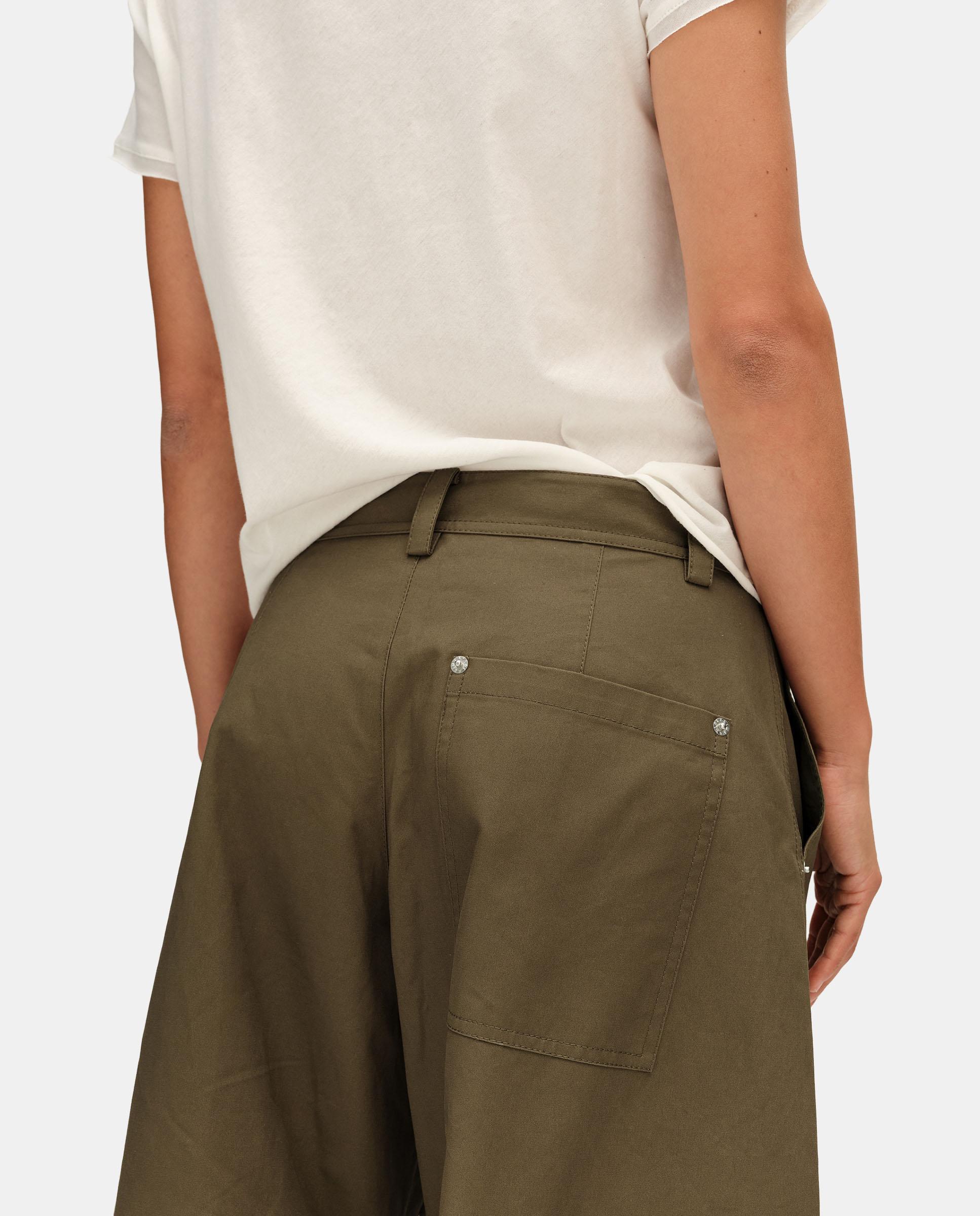 Imagen 4 de Pantalones anchos de mujer tobilleros algodón - Bimba y Lola - Marrón oscuro Marrón oscuro