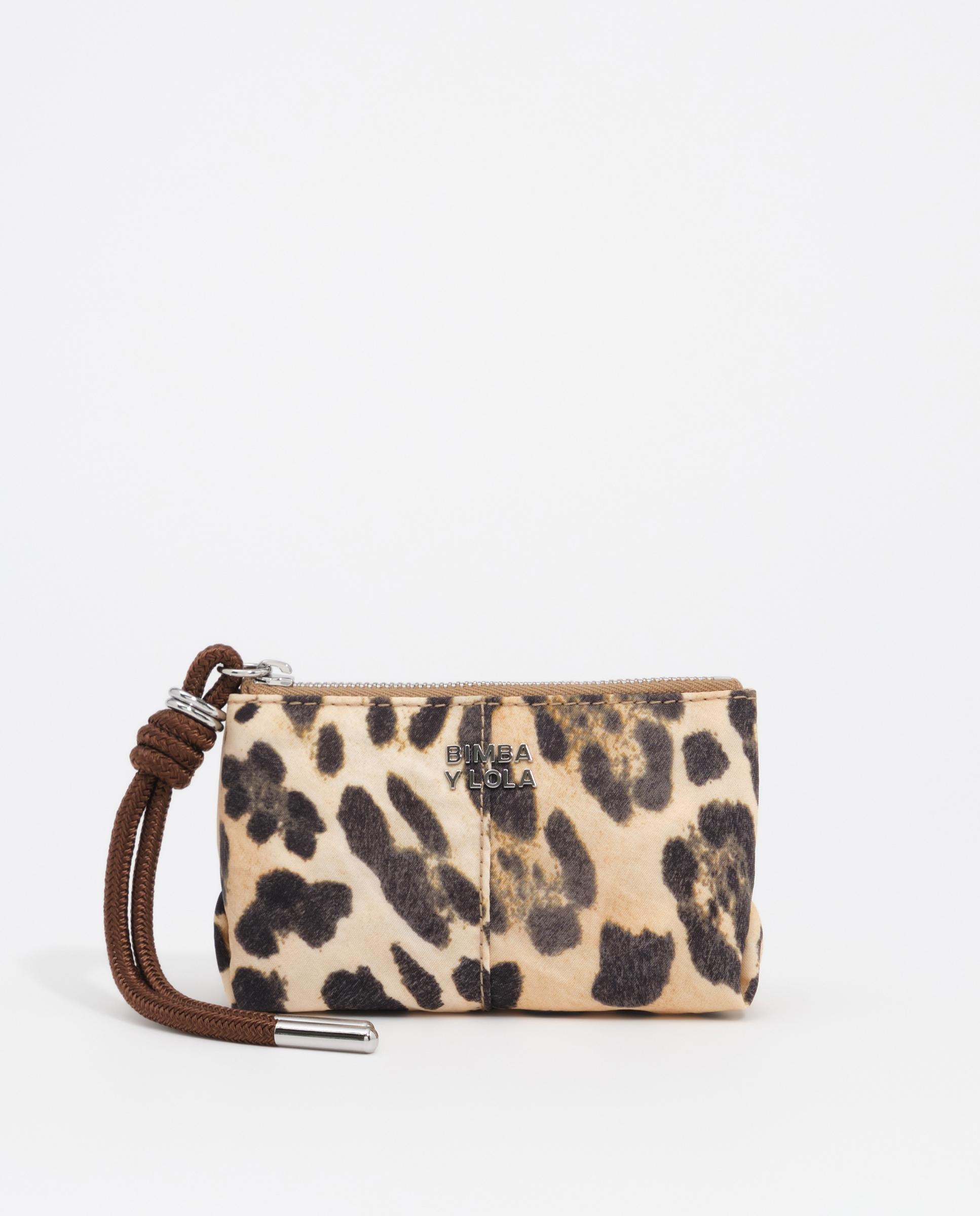 Monedero de mujer nylon leopard - Bimba y Lola - Natural Natural-1