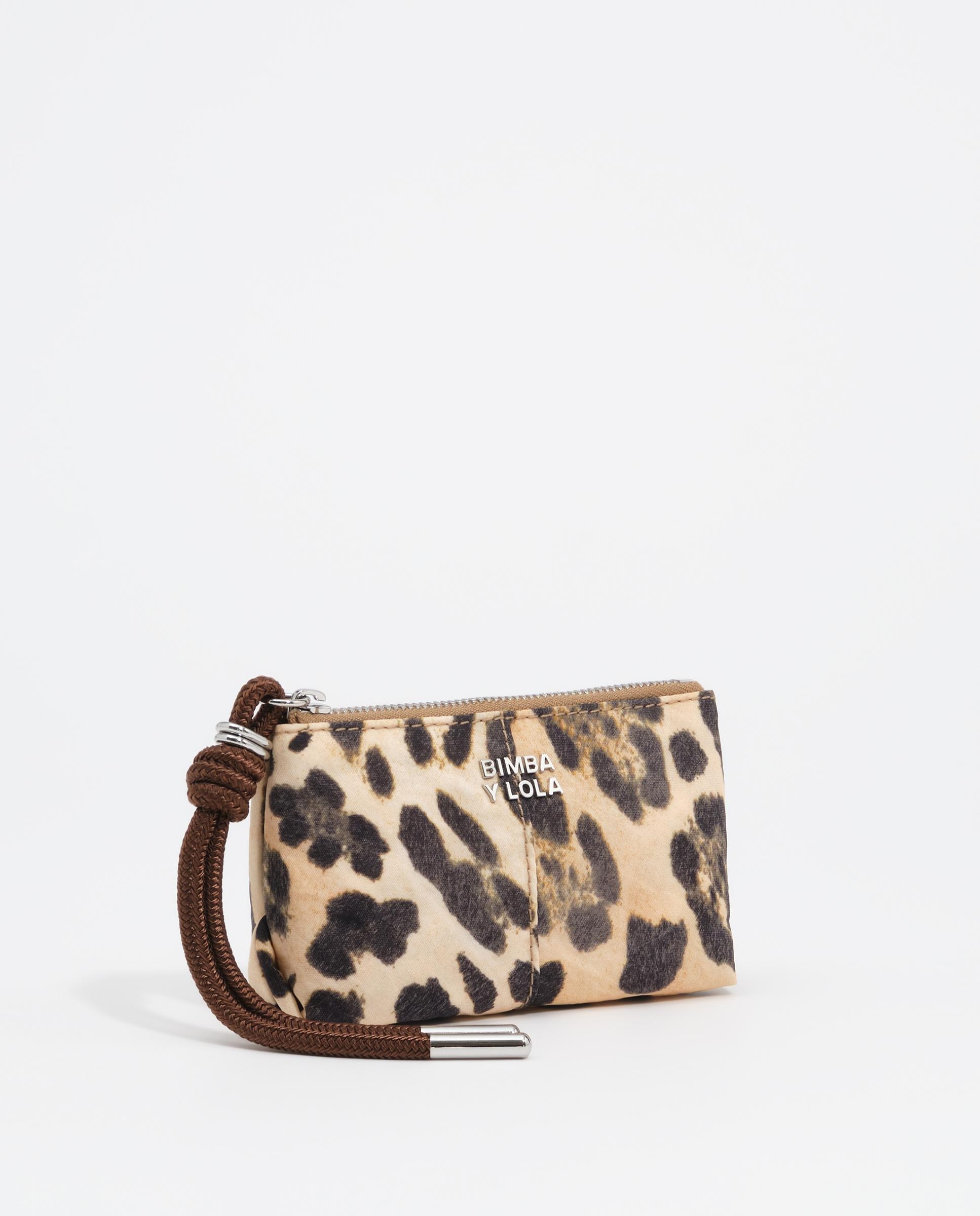 Monedero de mujer nylon leopard - Bimba y Lola - Natural Natural-3