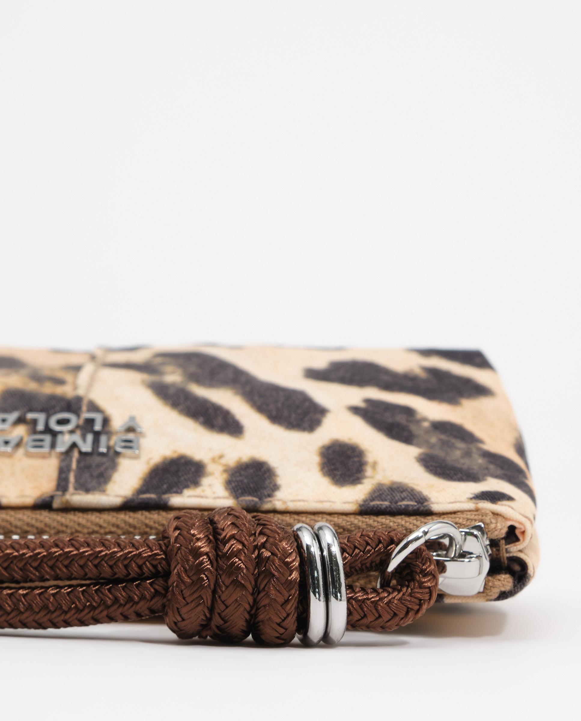 Monedero de mujer nylon leopard - Bimba y Lola - Natural Natural-2