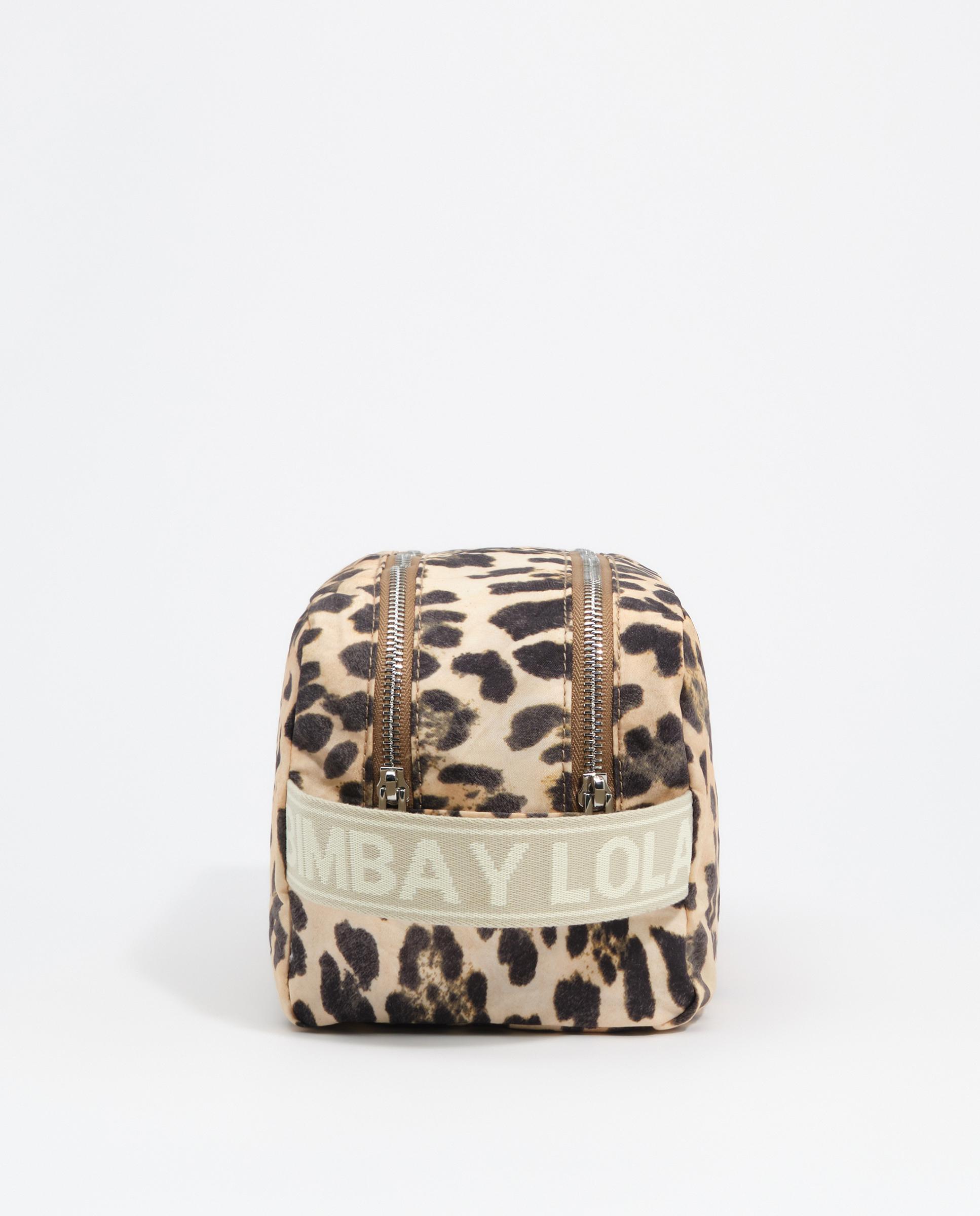 Neceser doble grande nylon leopard - Bimba y Lola - Natural Natural-2