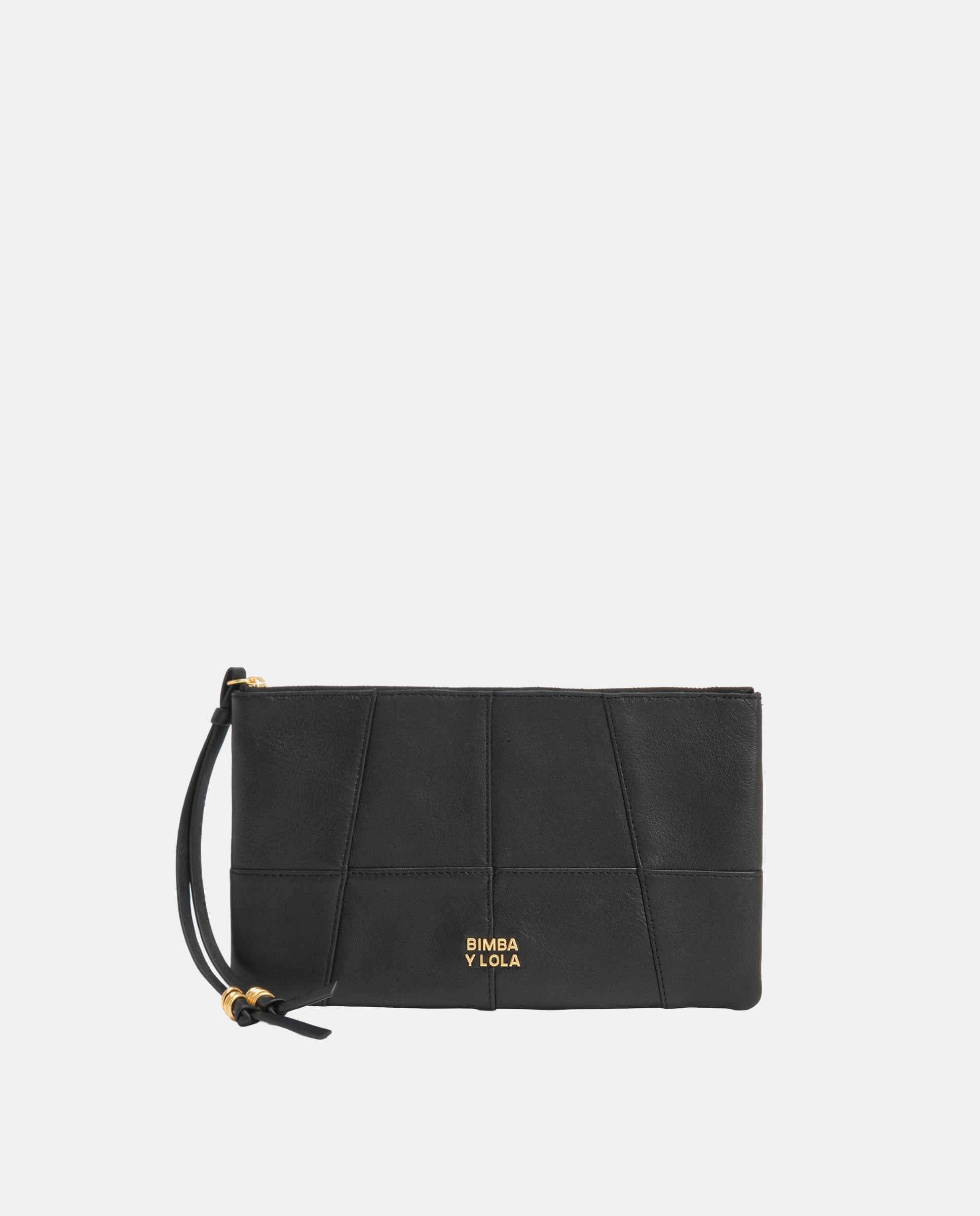 Neceser sobre cremallera mediano piel - Bimba y Lola - Negro Negro-1