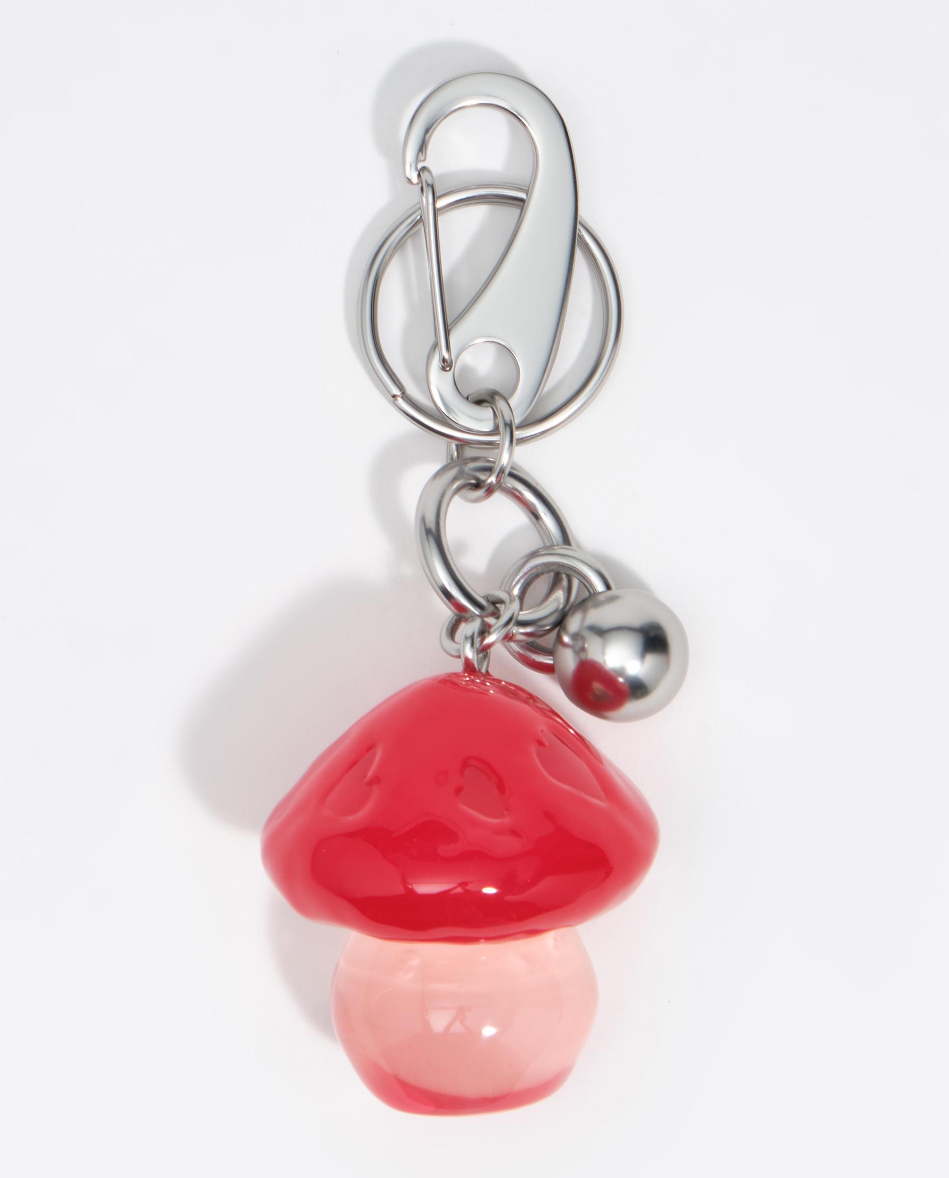 Llavero de seta de resina - Bimba y Lola - Rojo Rojo-1