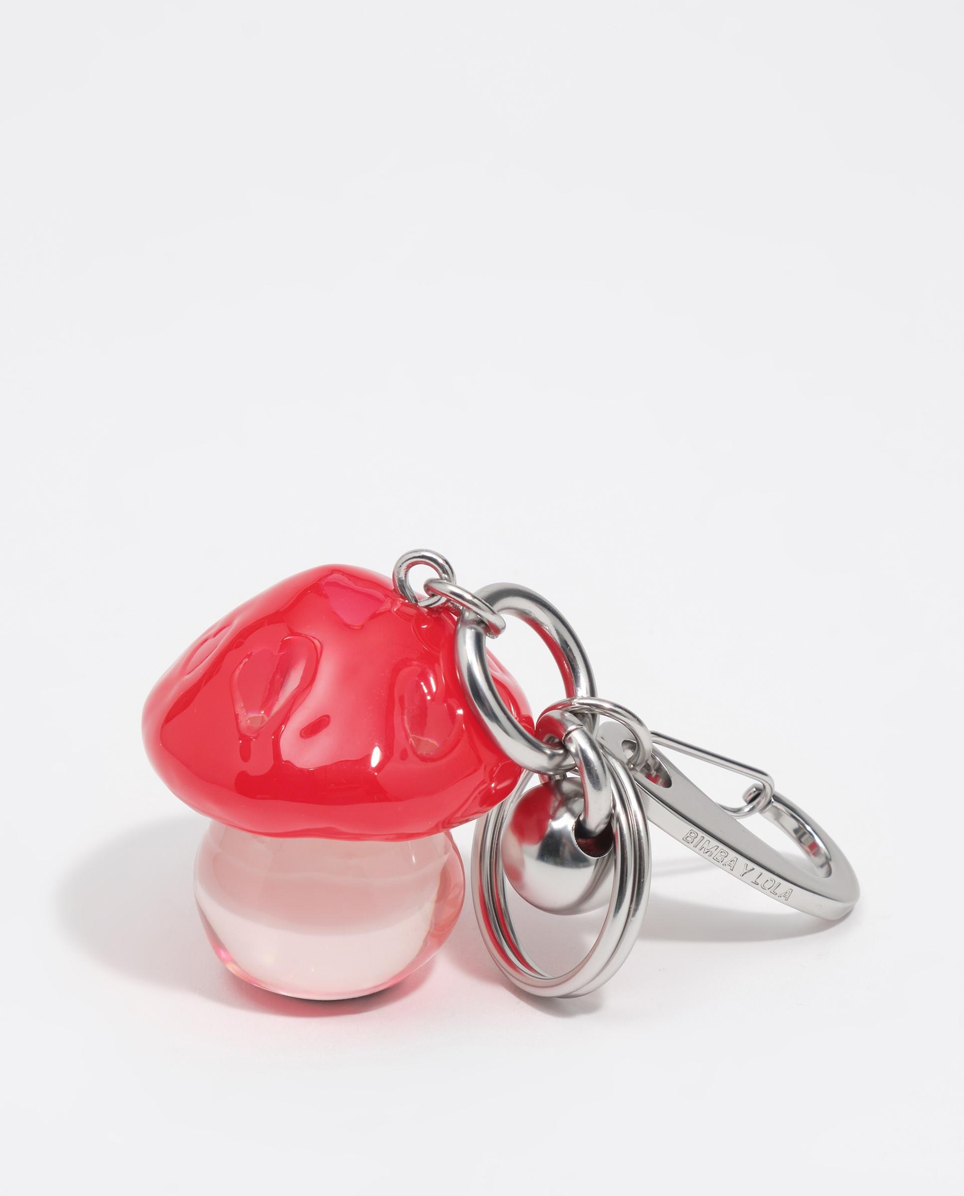 Llavero de seta de resina - Bimba y Lola - Rojo Rojo-2