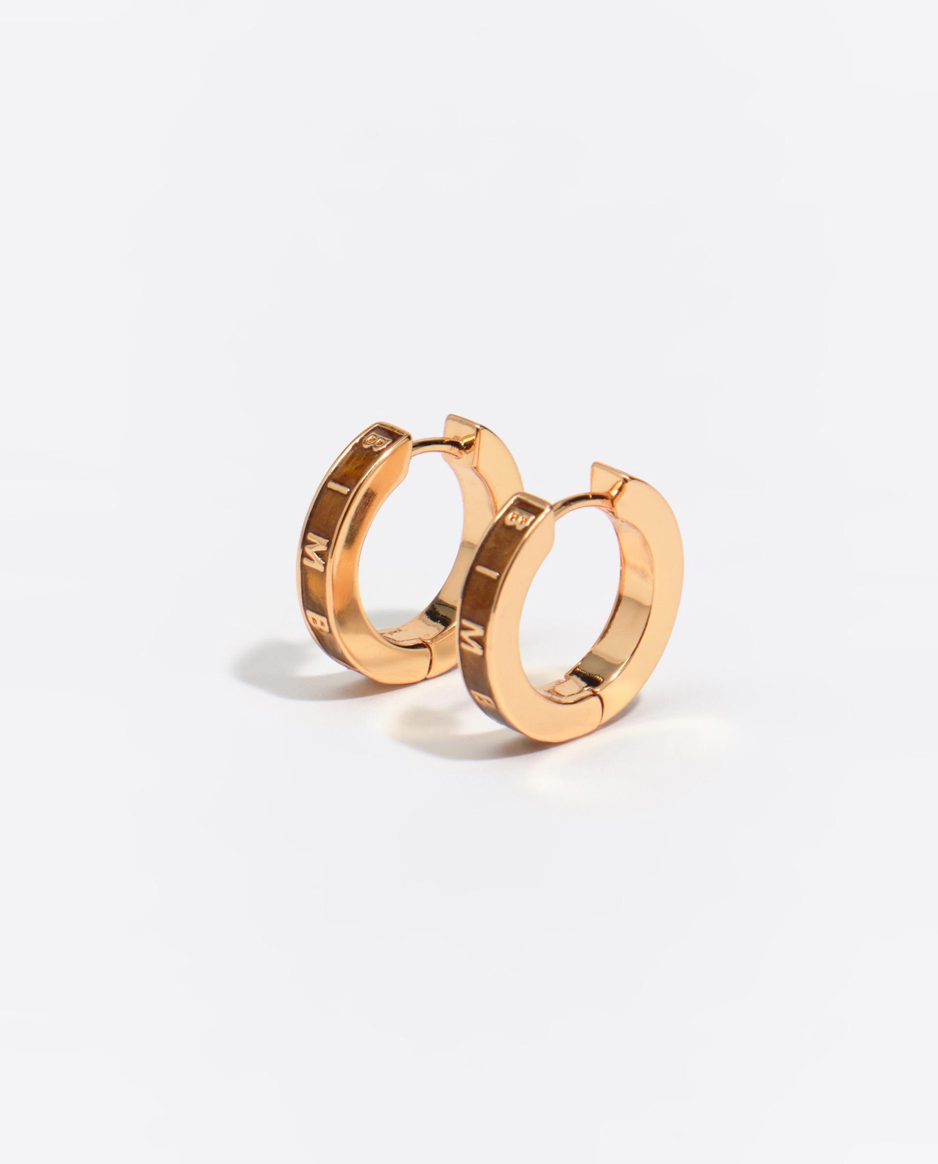 Pendientes aro mediano logo - Bimba y Lola - Topo Topo-3