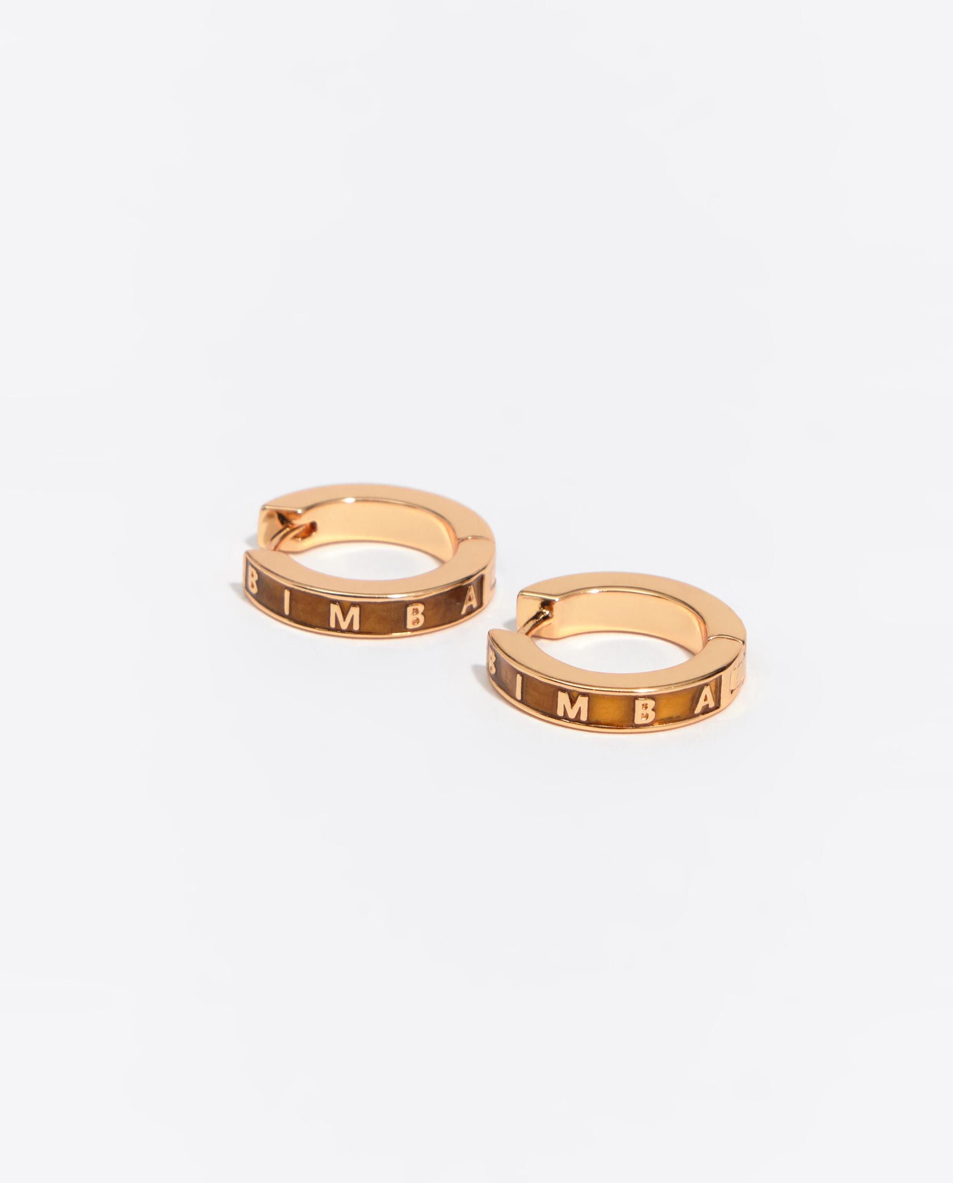 Pendientes aro mediano logo - Bimba y Lola - Topo Topo-4
