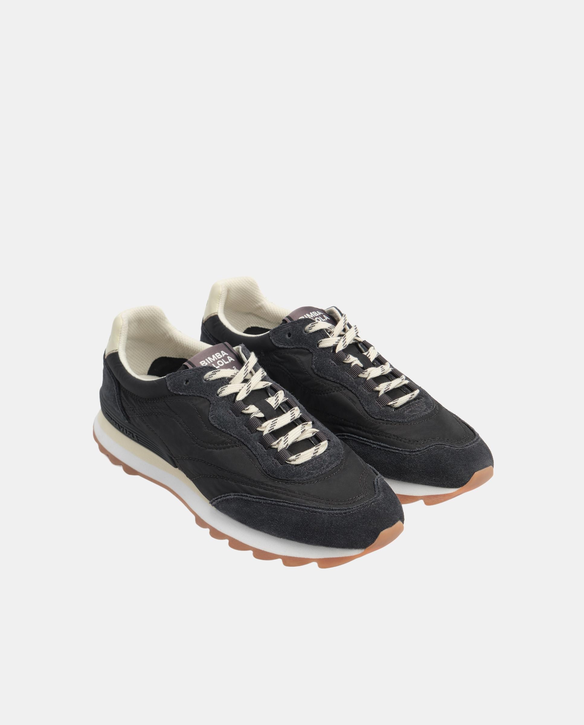 Zapatillas deportivas de mujer 13 23 serraje y tejido - Bimba y Lola - Negro Negro-4