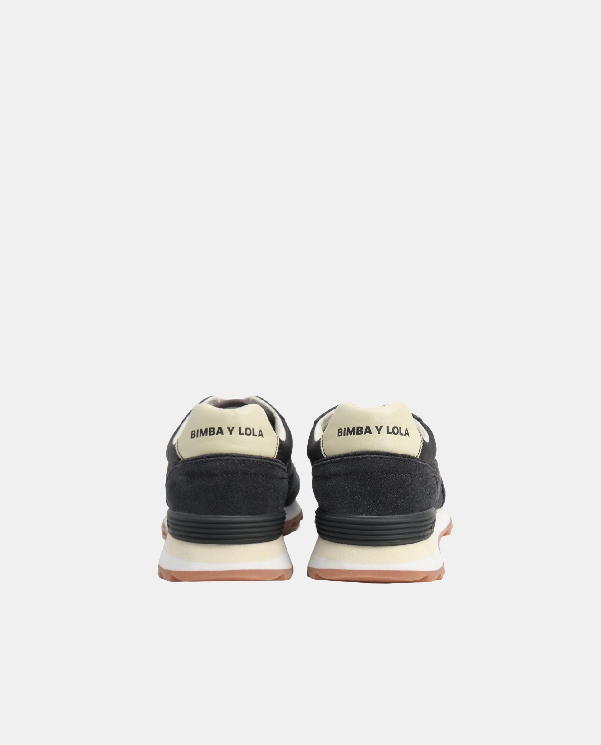 Zapatillas deportivas de mujer 13 23 serraje y tejido - Bimba y Lola - Negro Negro-3
