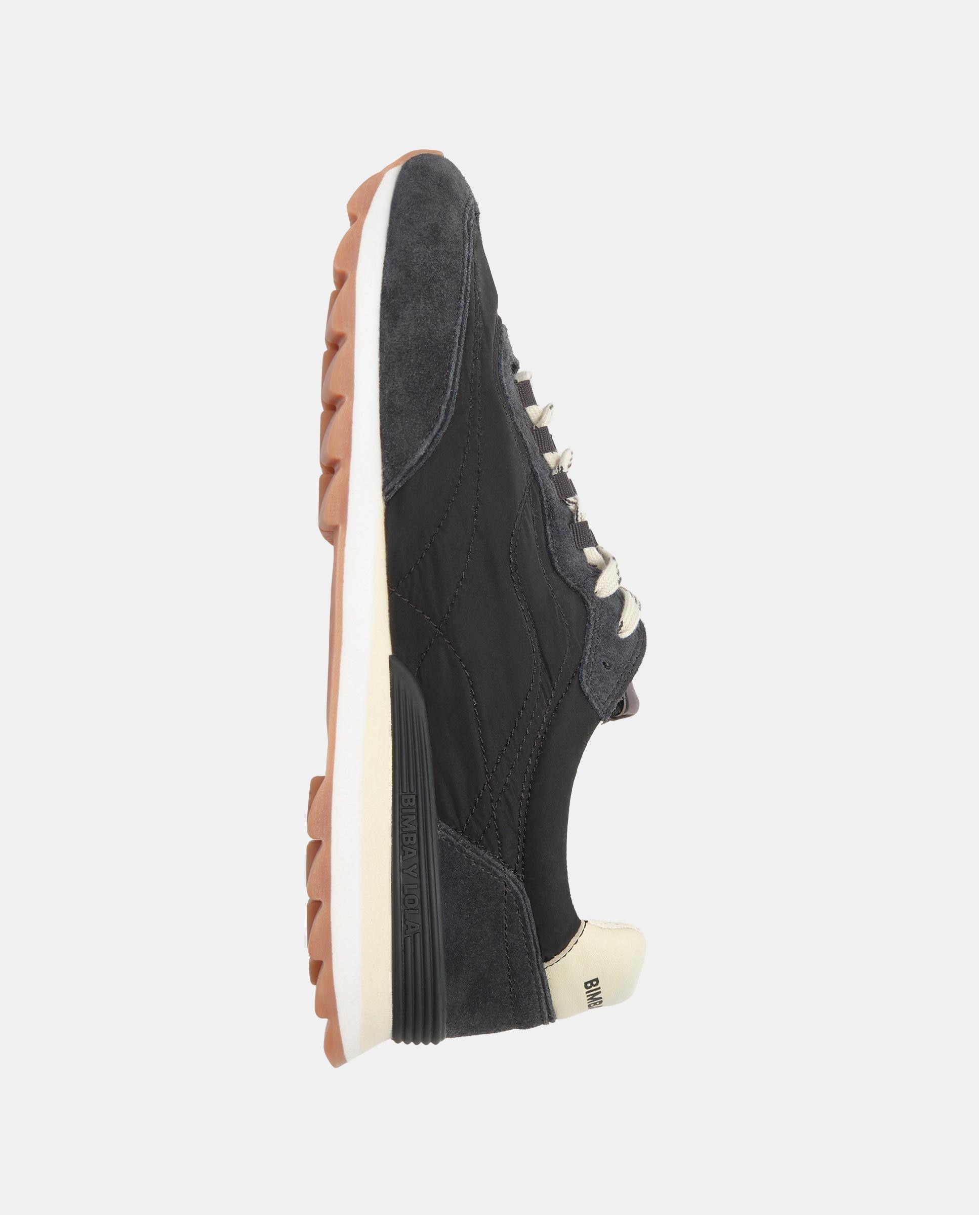 Zapatillas deportivas de mujer 13 23 serraje y tejido - Bimba y Lola - Negro Negro-2