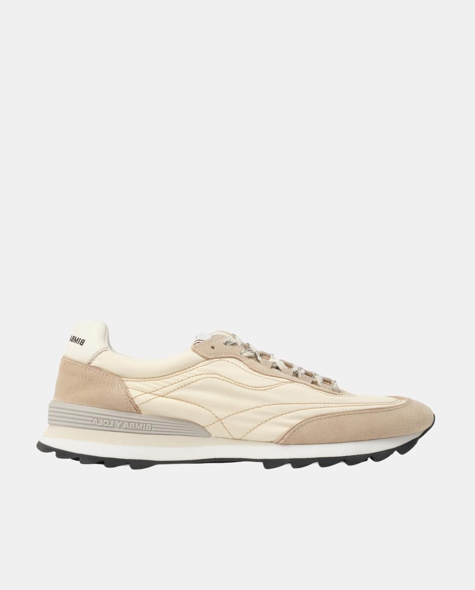 Zapatillas deportivas de mujer 13 23 serraje y tejido - Bimba y Lola - Blanco roto Blanco roto-1