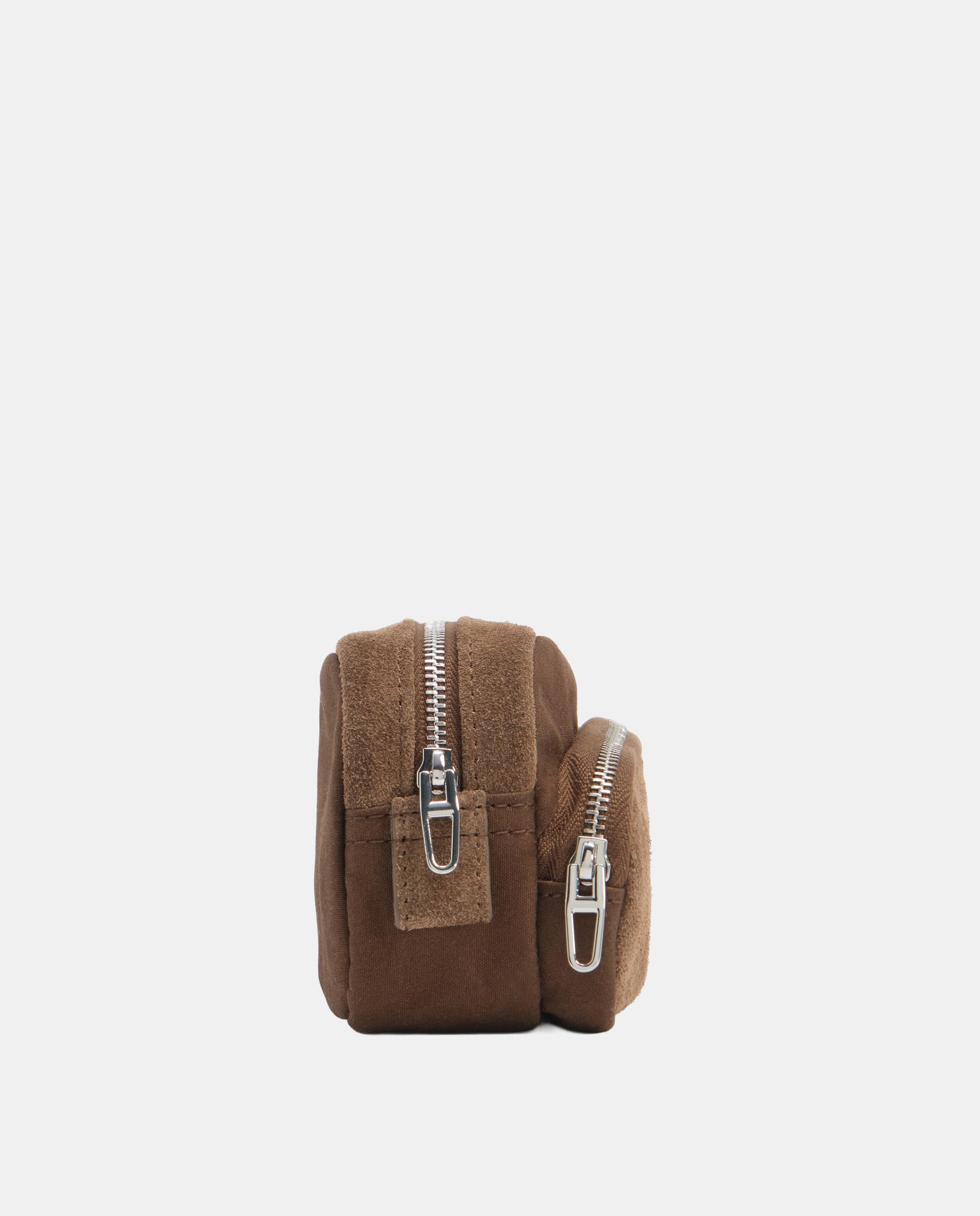 Estuche pocket algodón y serraje - Bimba y Lola - Kaki Kaki-2