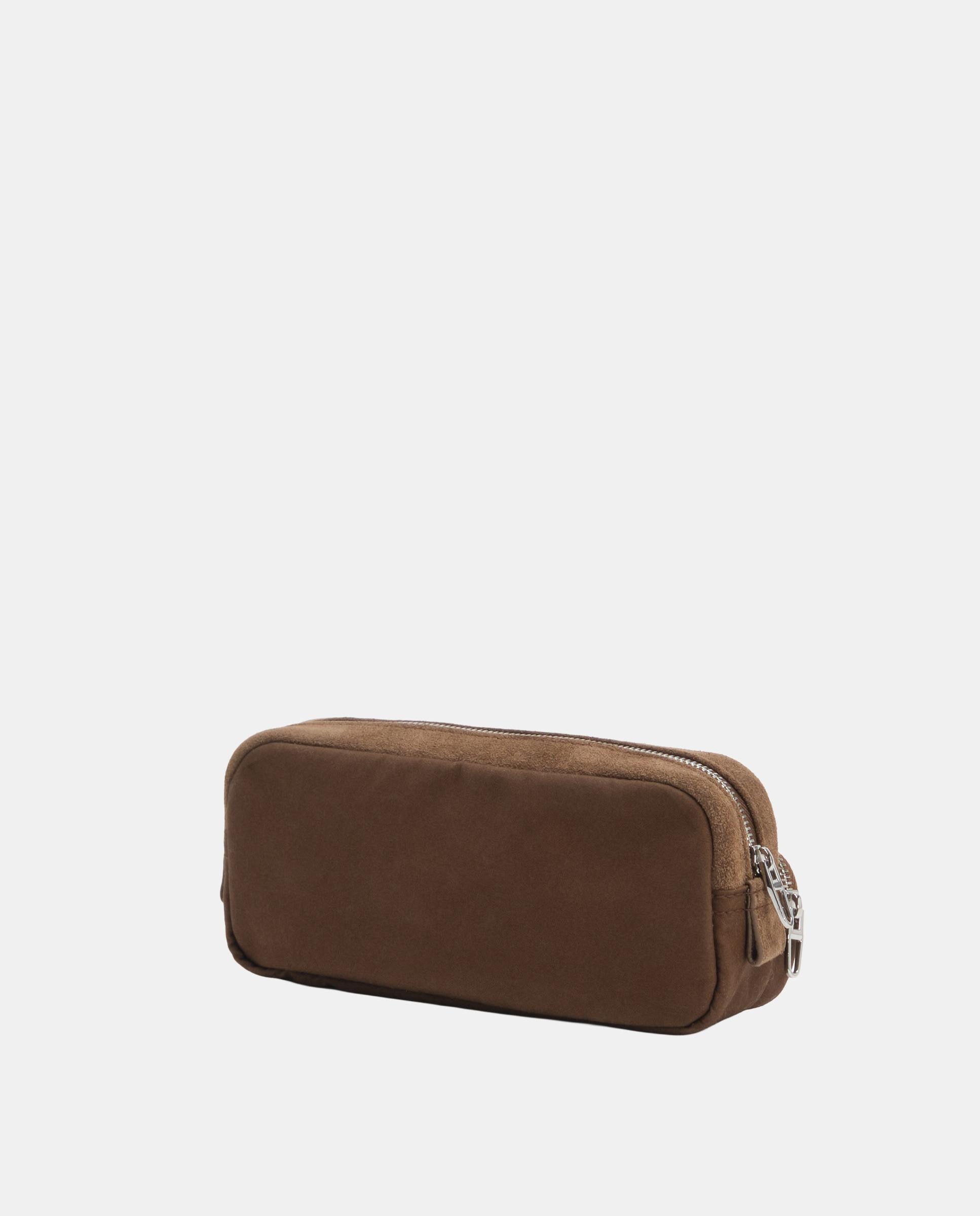 Estuche pocket algodón y serraje - Bimba y Lola - Kaki Kaki-6
