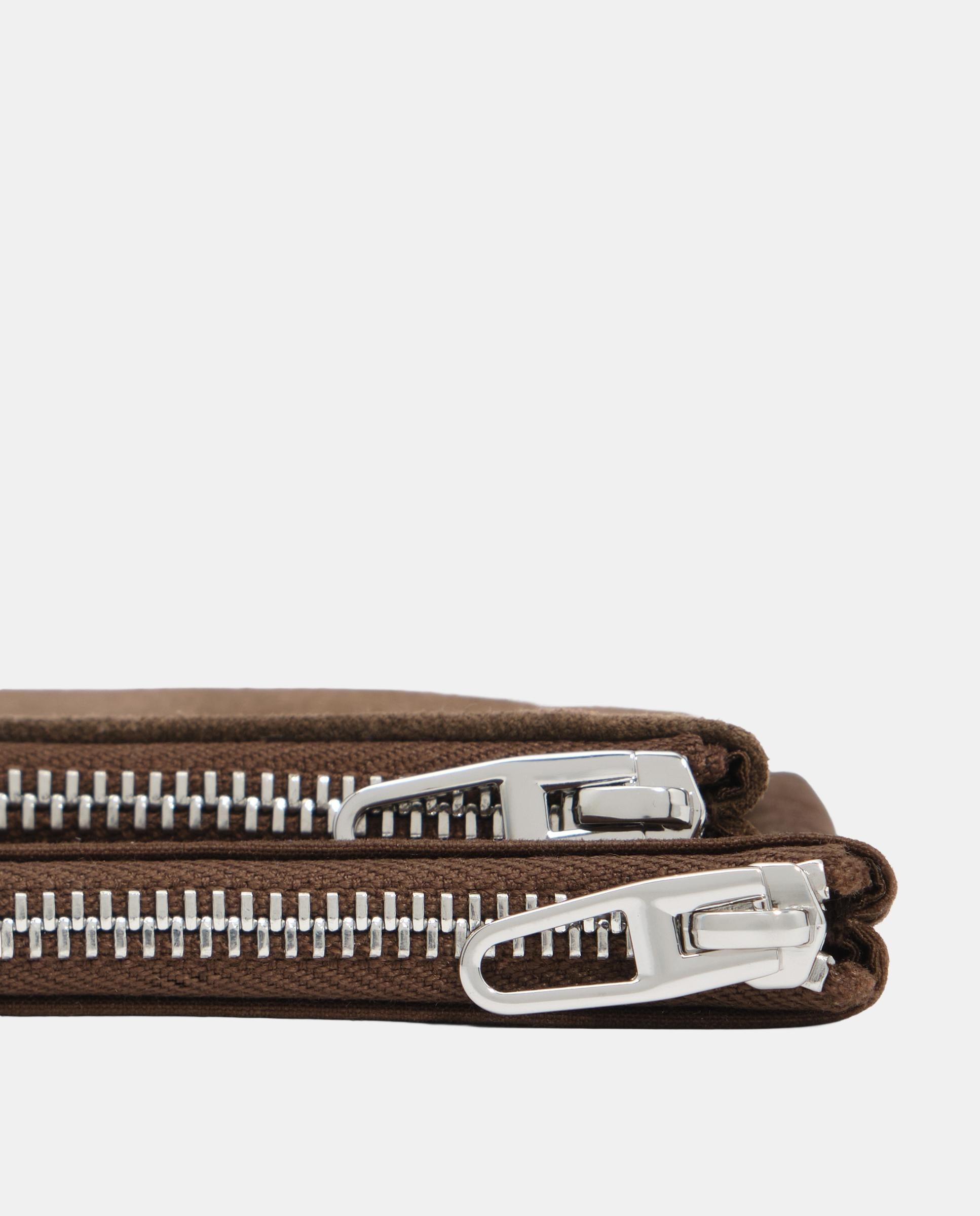 Cartera de mujer pocket algodón y serraje - Bimba y Lola - Kaki Kaki-2