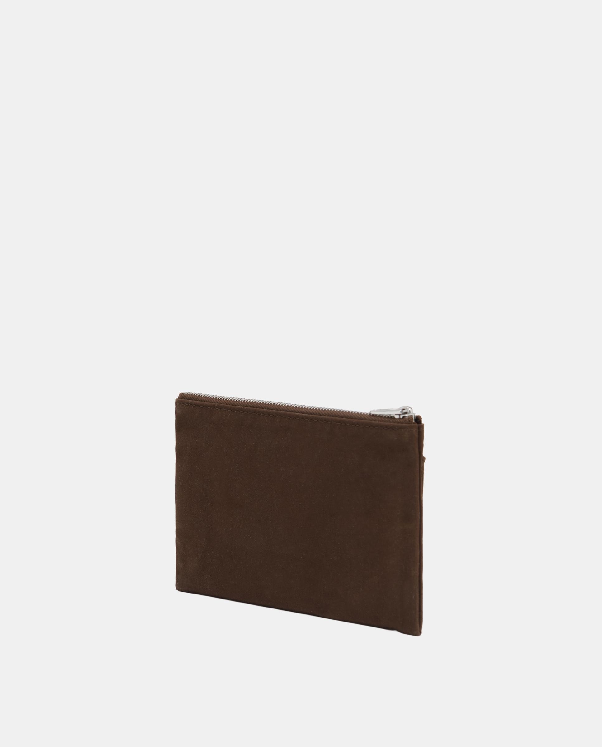 Cartera de mujer pocket algodón y serraje - Bimba y Lola - Kaki Kaki-6