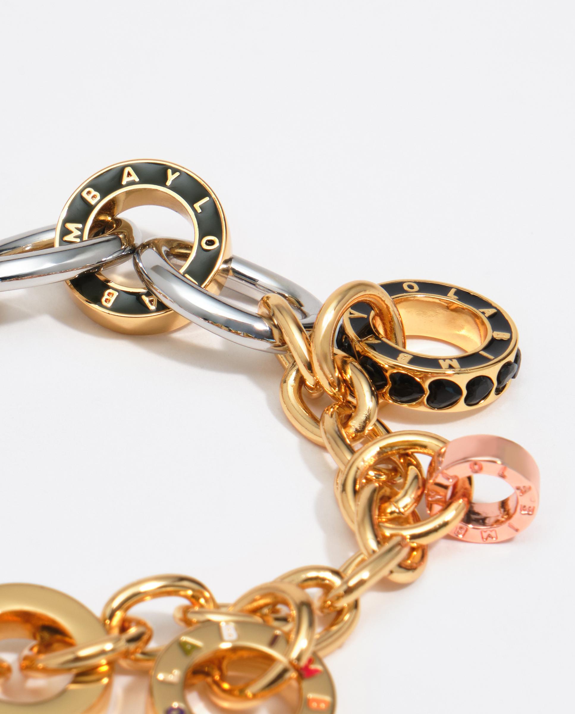 Pulsera cadena dorada multilogos - Bimba y Lola - Dorado Dorado-2
