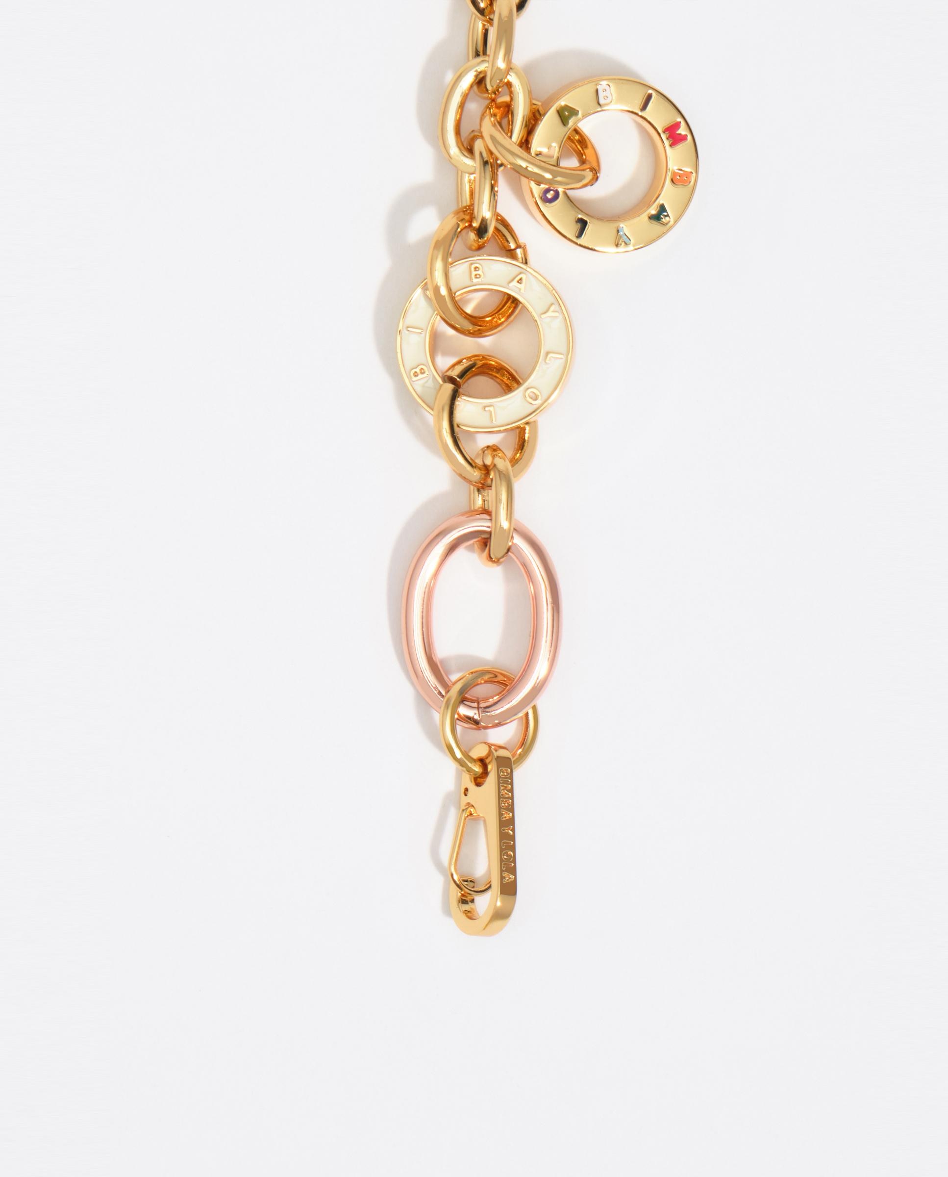 Pulsera cadena dorada multilogos - Bimba y Lola - Dorado Dorado-3