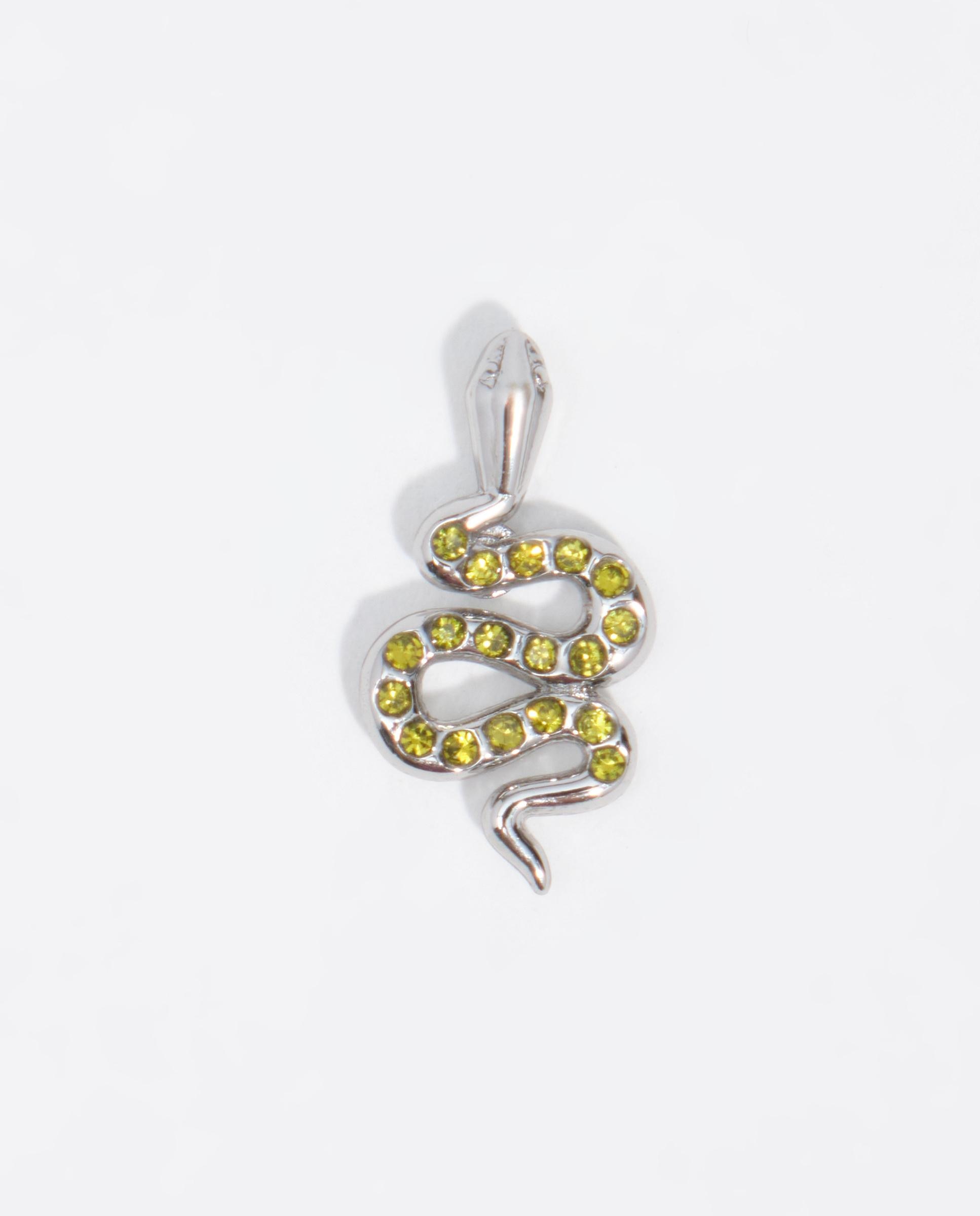 Pendientes serpiente cristales - Bimba y Lola - Plateado Plateado-2