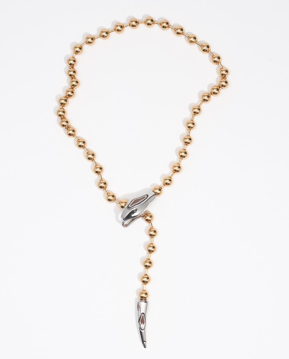 Collar cadena y cabeza serpiente - Bimba y Lola - Dorado Dorado-1