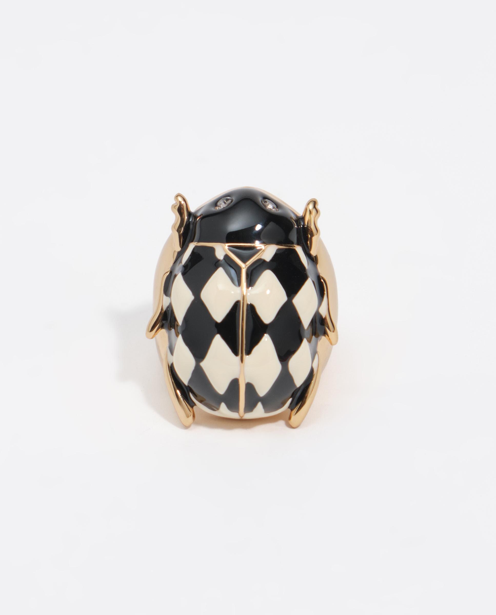 Anillo escarabajo esmalte - Bimba y Lola - Dorado Dorado-3