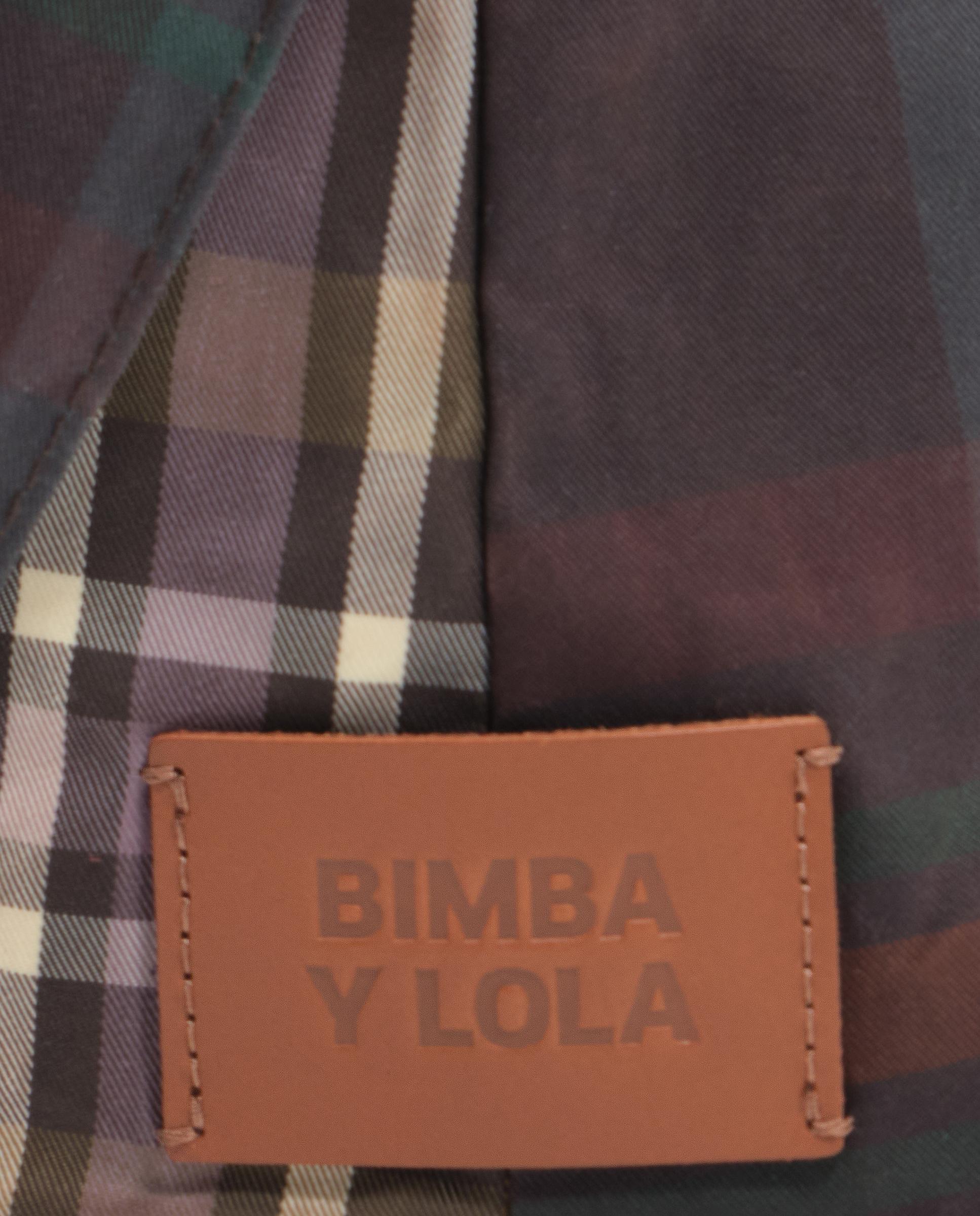 Bandolera de mujer encerado tartán - Bimba y Lola - Verde Verde-2