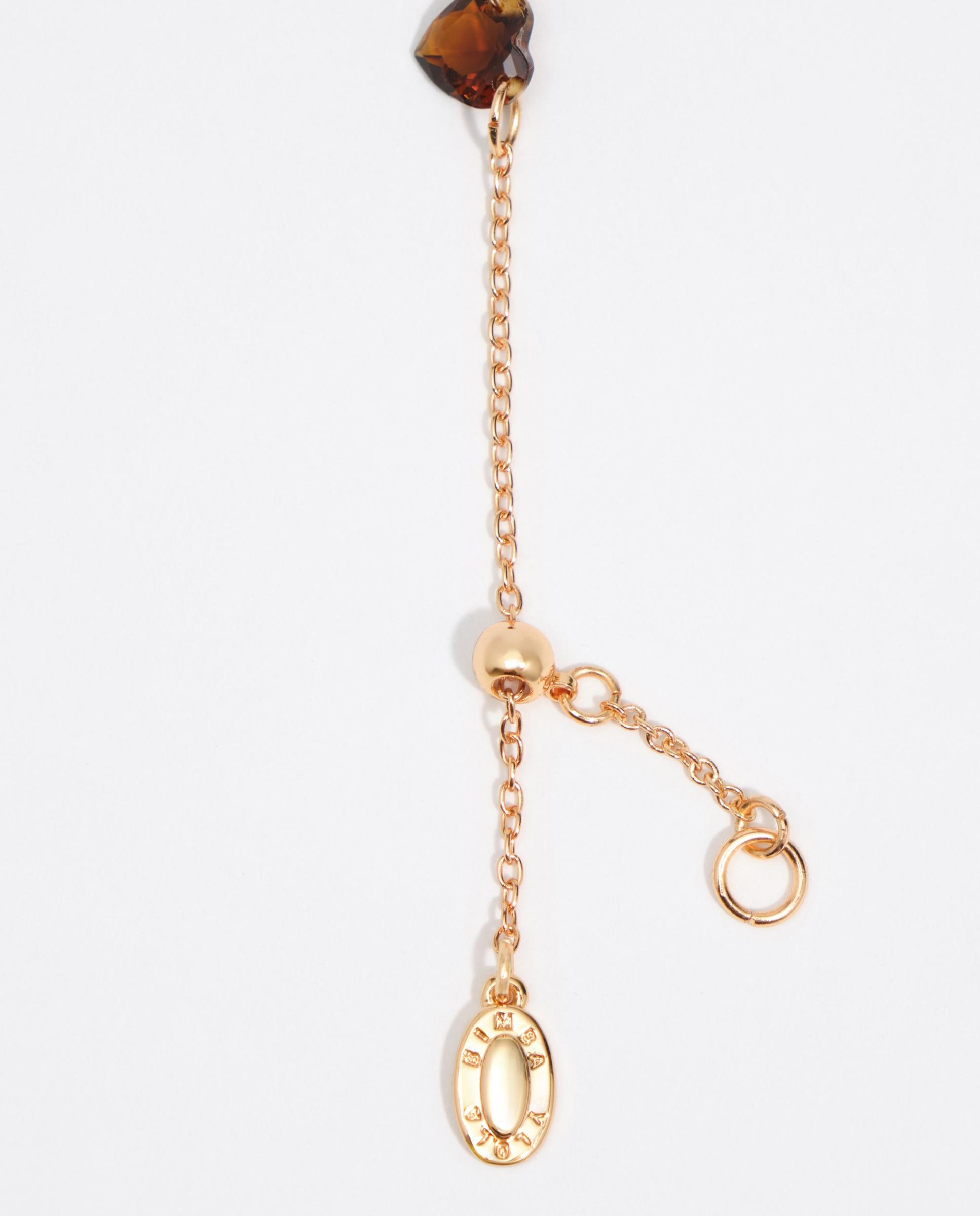 Collar cristales corazón - Bimba y Lola - Dorado Dorado-3