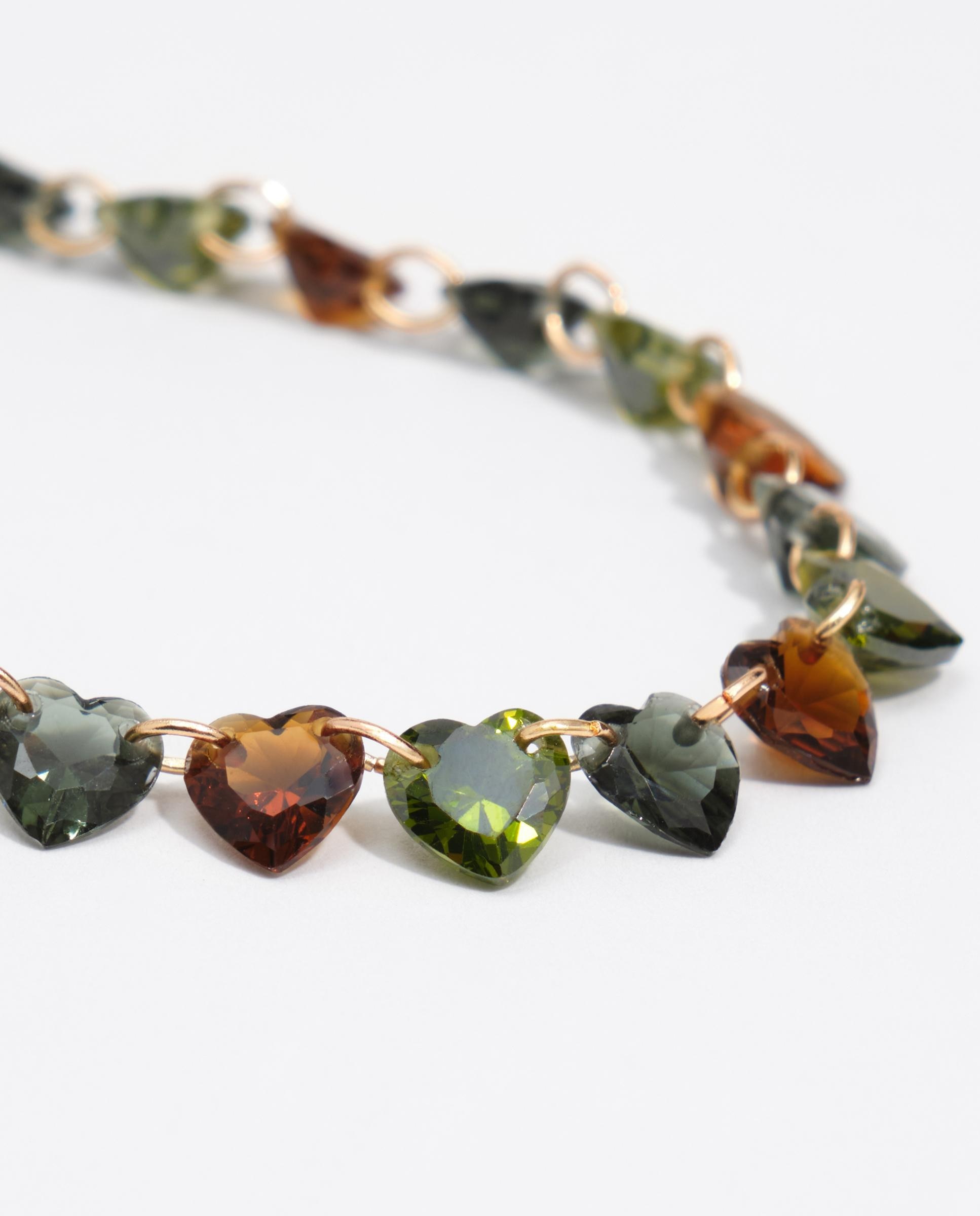 Collar cristales corazón - Bimba y Lola - Dorado Dorado-4
