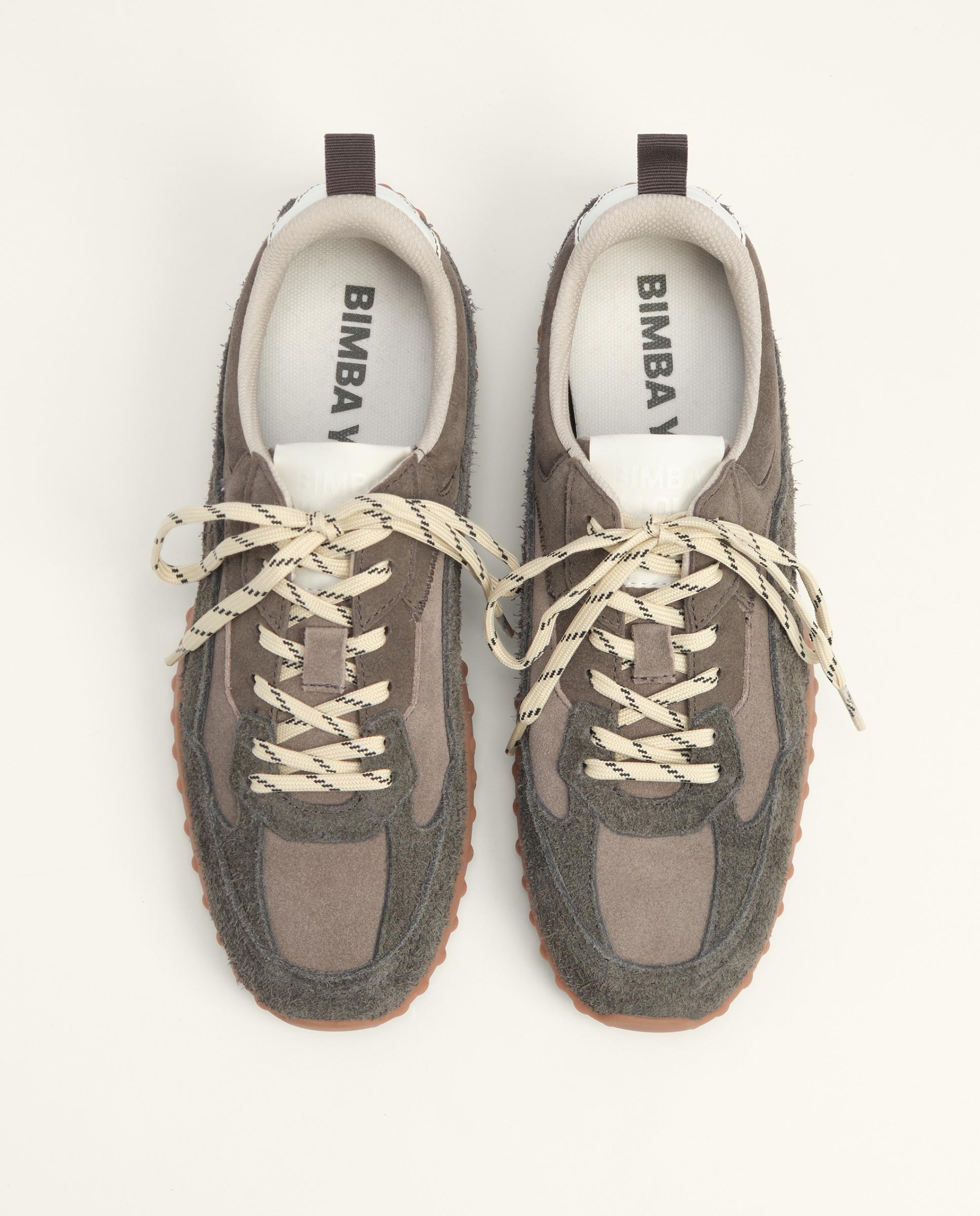 Imagen 4 de Zapatillas deportivas de mujer 13 26 serraje - Bimba y Lola - Kaki Kaki