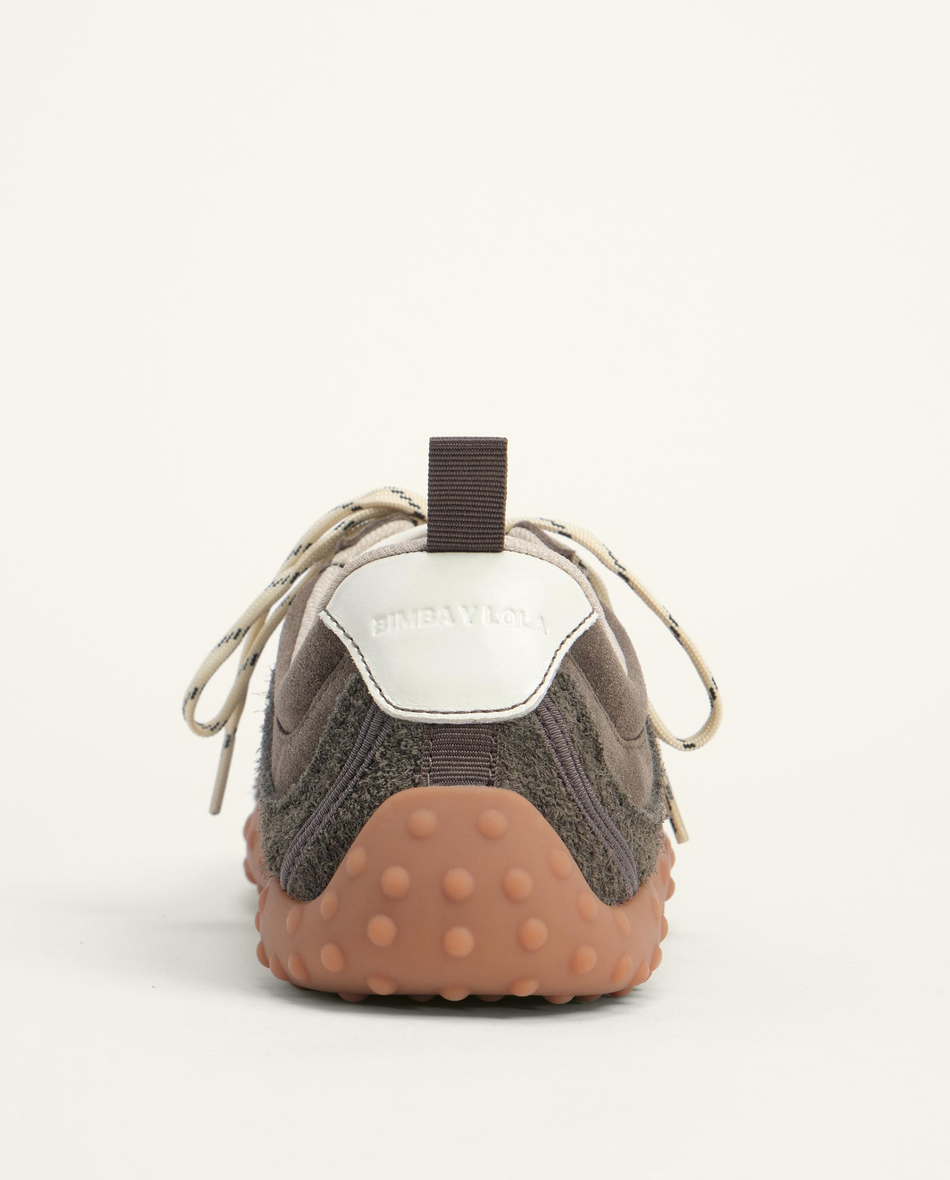Imagen 5 de Zapatillas deportivas de mujer 13 26 serraje - Bimba y Lola - Kaki Kaki
