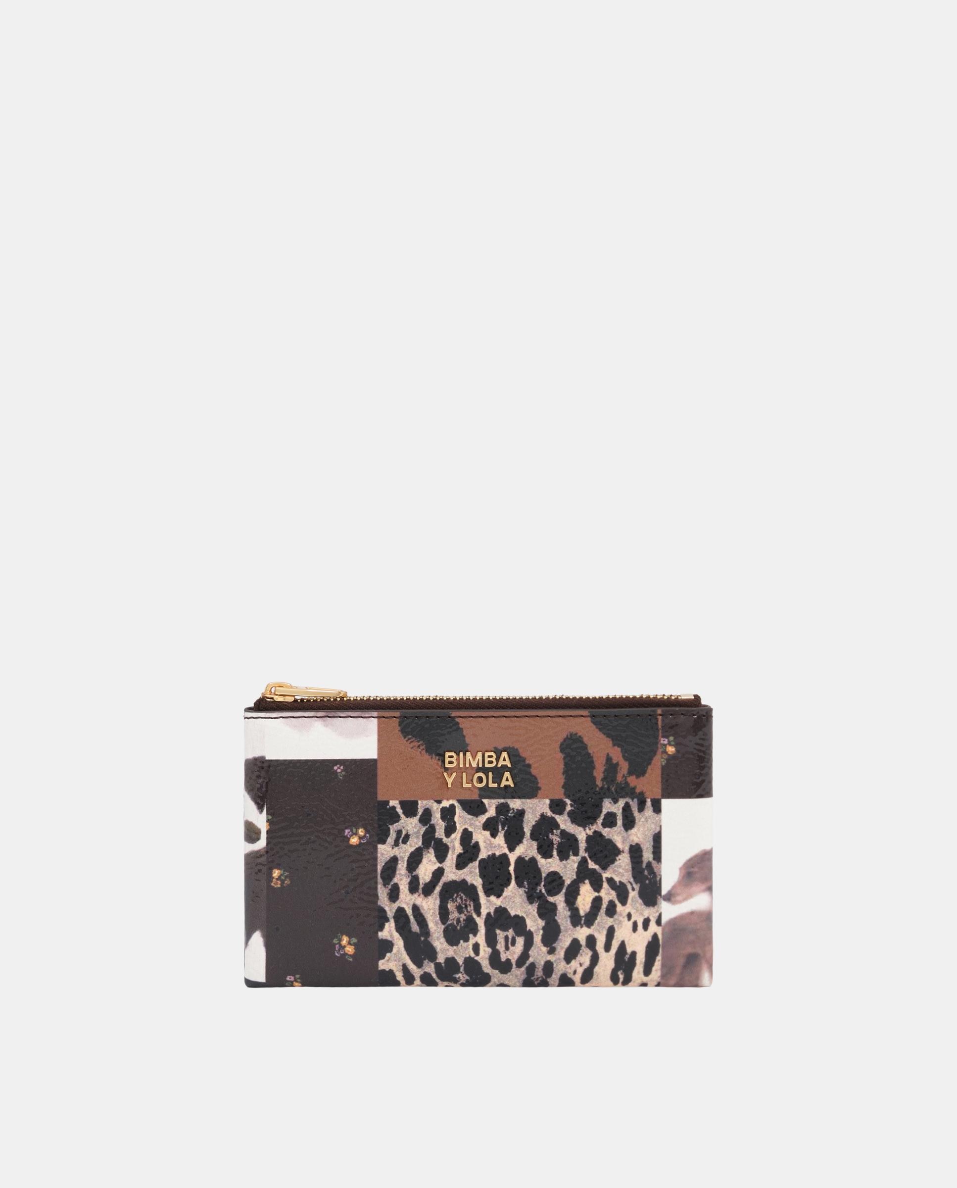 Monedero patchwork - Bimba y Lola - Marrón chocolate Marrón chocolate-1