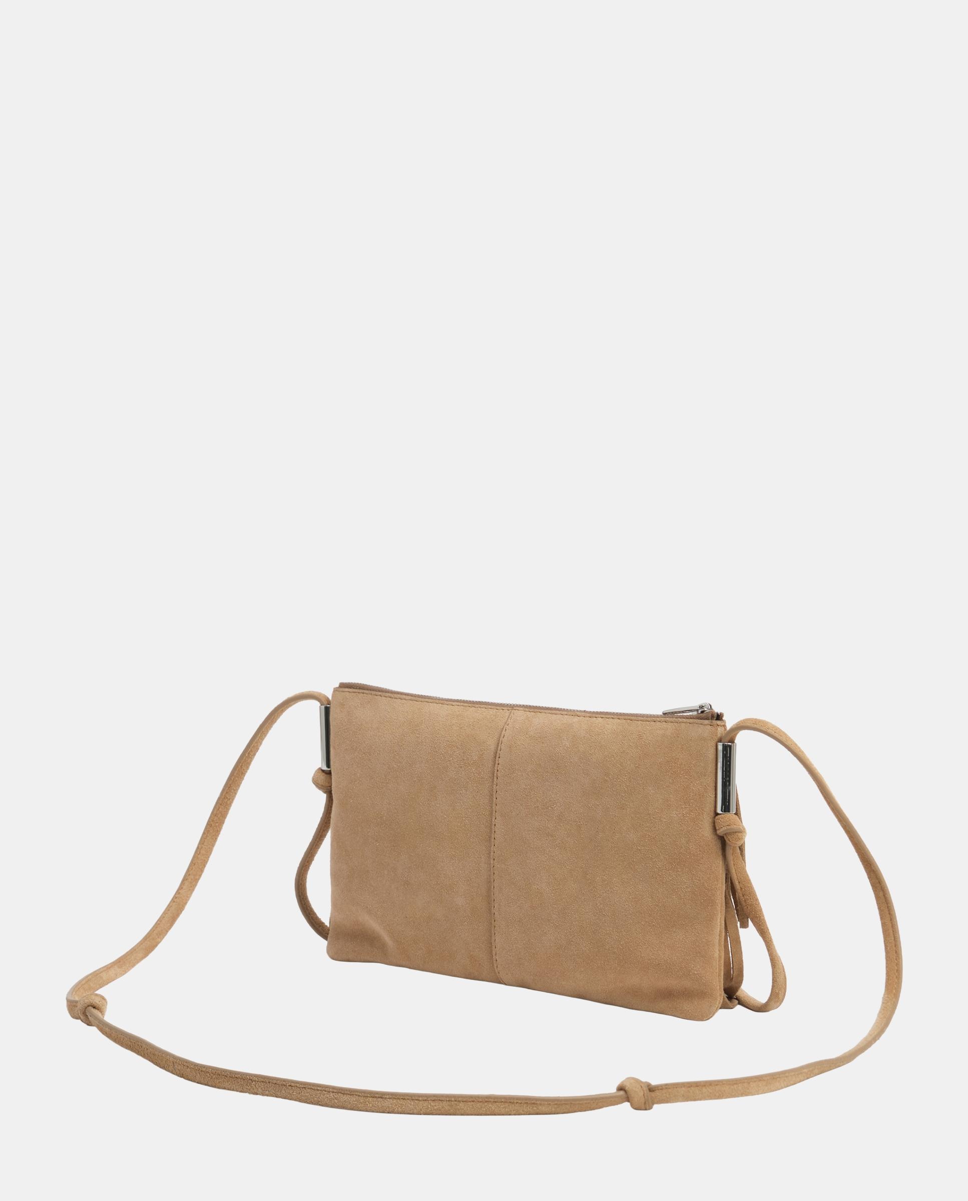 Bandolera de mujer pequeño serraje flecos - Bimba y Lola - Natural Natural-5
