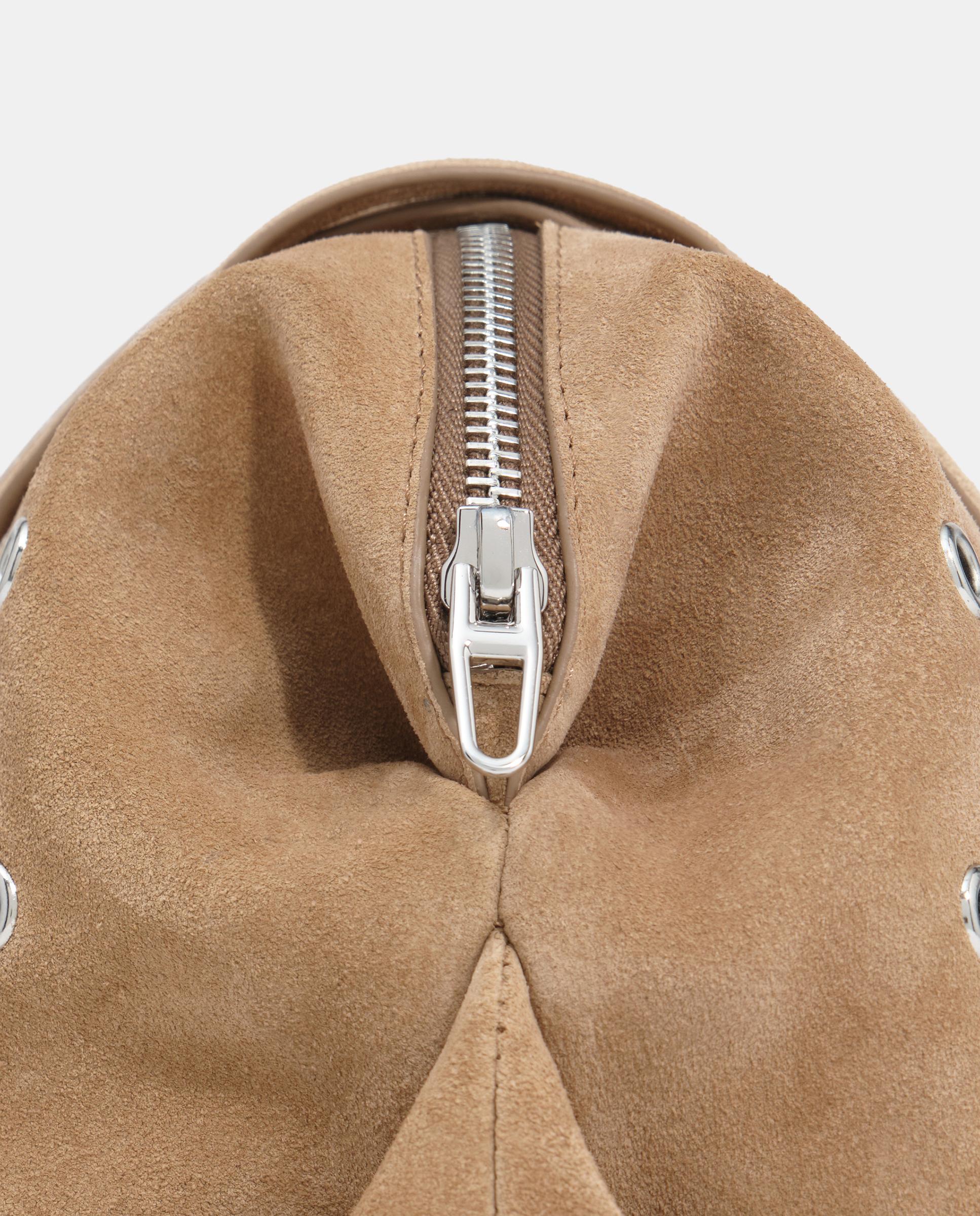 Bolso de hombro lolita mediano serraje con tachas - Bimba y Lola - Natural Natural-2
