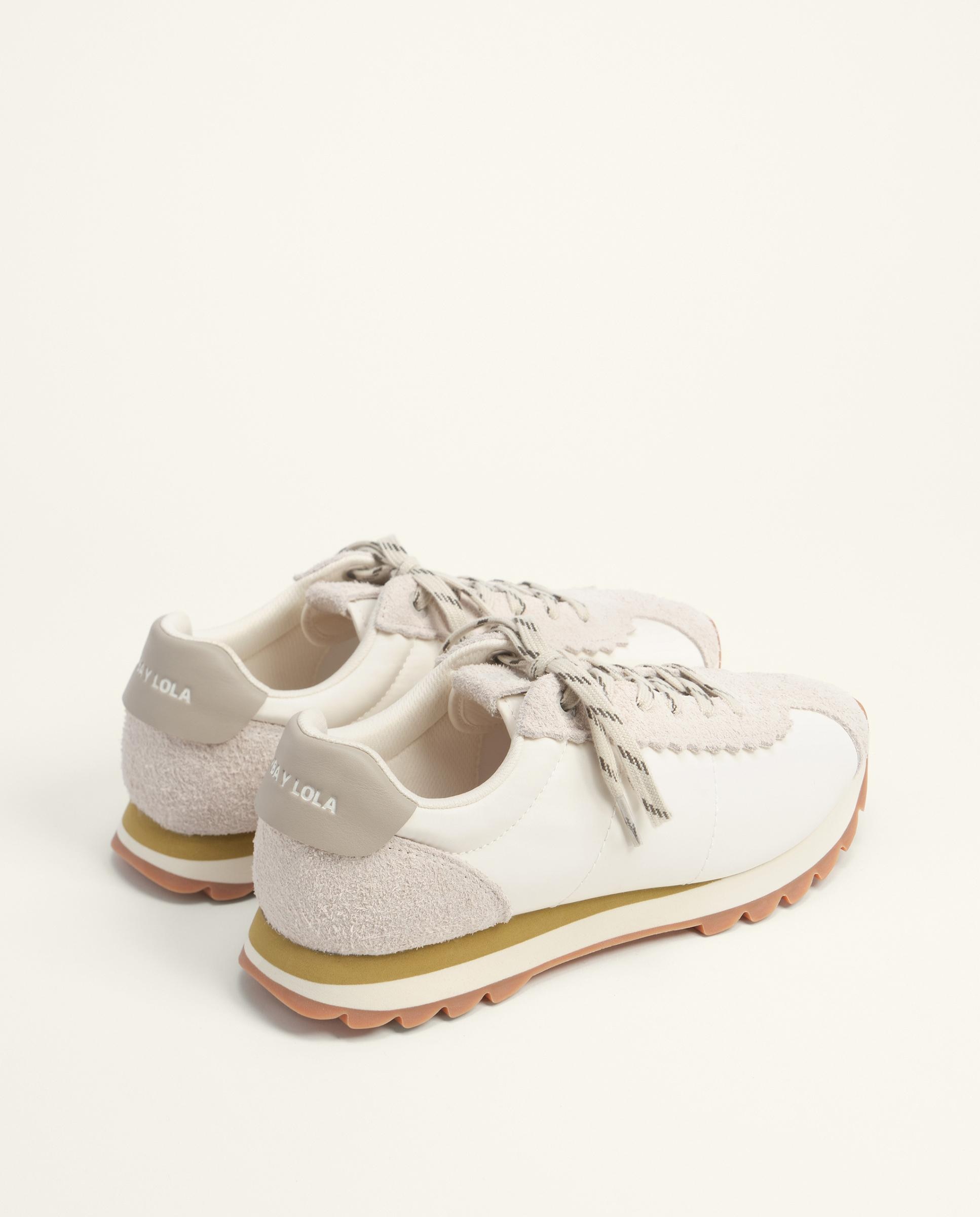 Zapatillas deportivas de mujer retro 13 18 - Bimba y Lola - Blanco roto Blanco roto-2