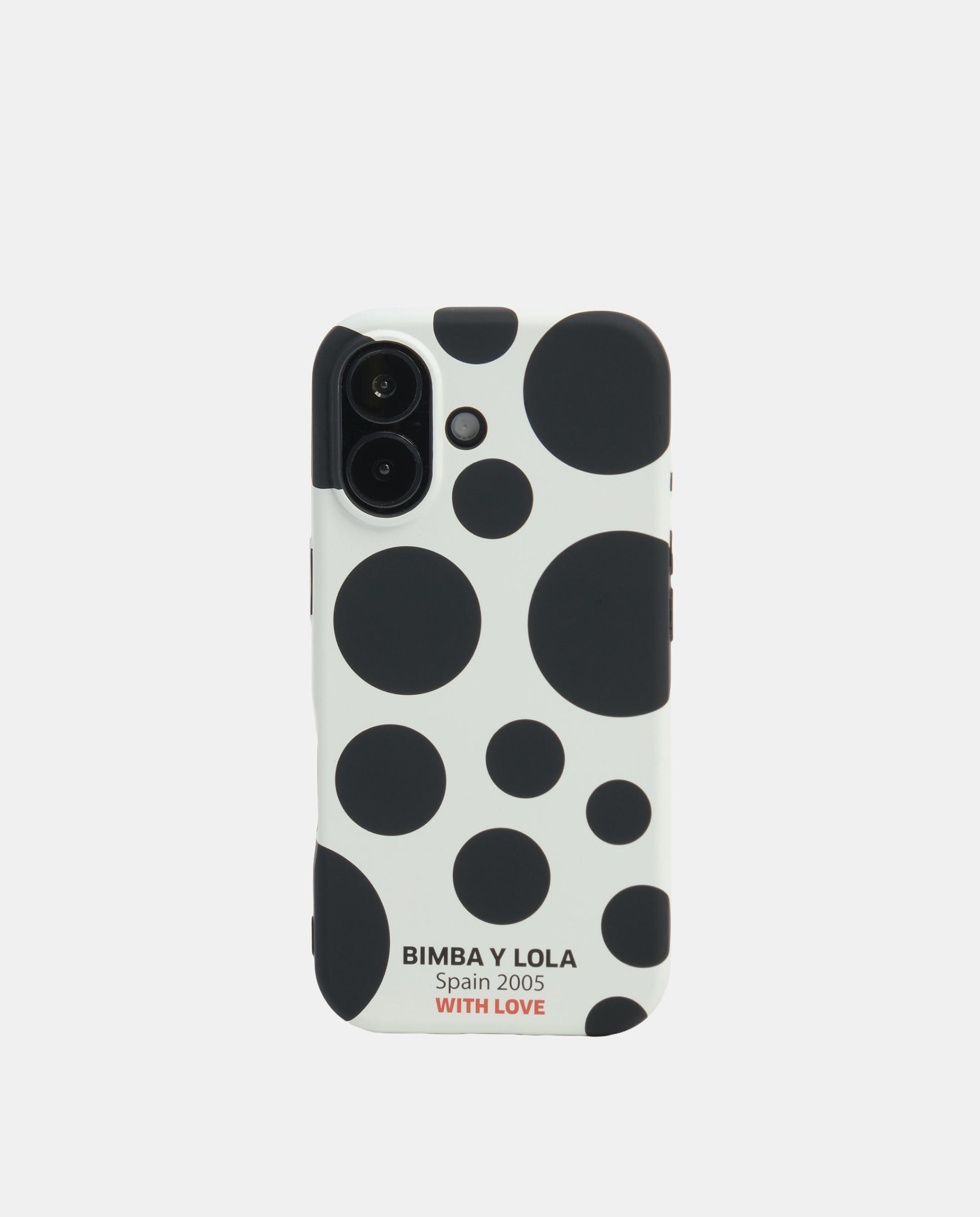 Funda rígida iphone 17 dots - Bimba y Lola - Marfil Marfil-1