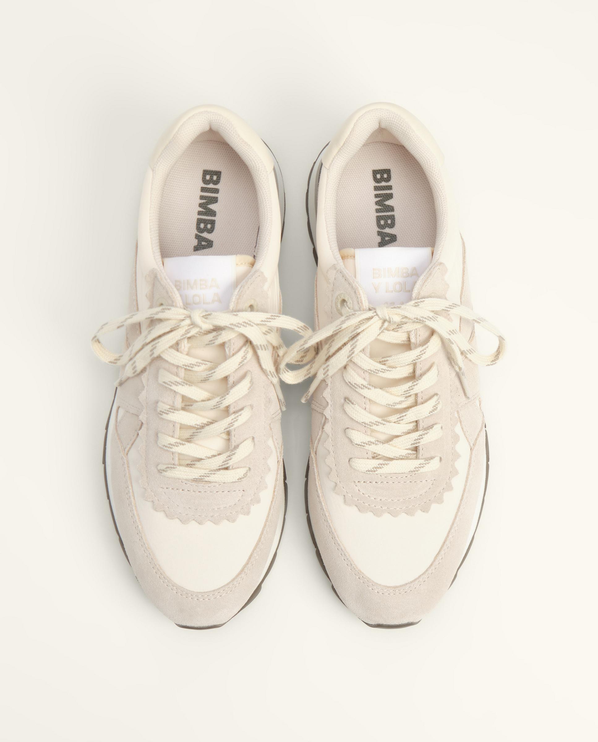 Zapatillas deportivas de mujer técnica 13 19 - Bimba y Lola - Blanco roto Blanco roto-4
