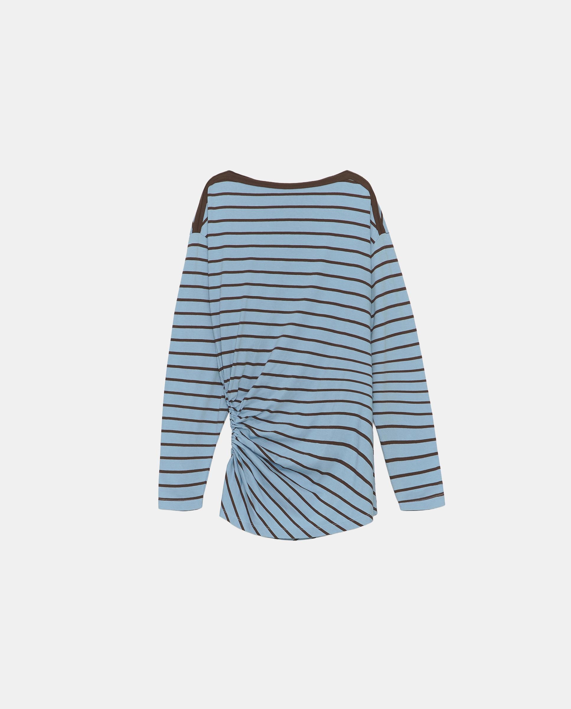 Imagen 5 de Camiseta de mujer fruncida cintura rayas - Bimba y Lola - Azul Azul