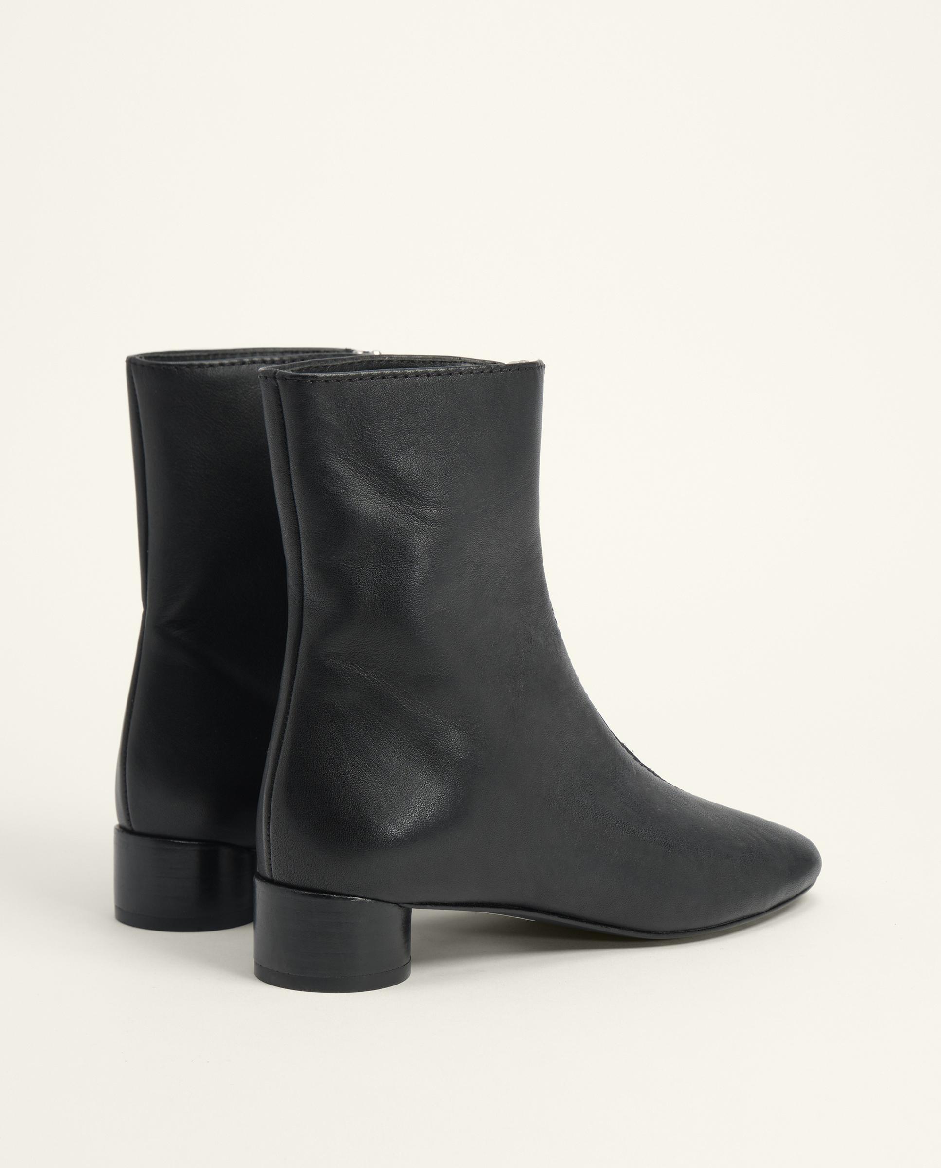 Botines de mujer tacón piel - Bimba y Lola - Negro Negro-2