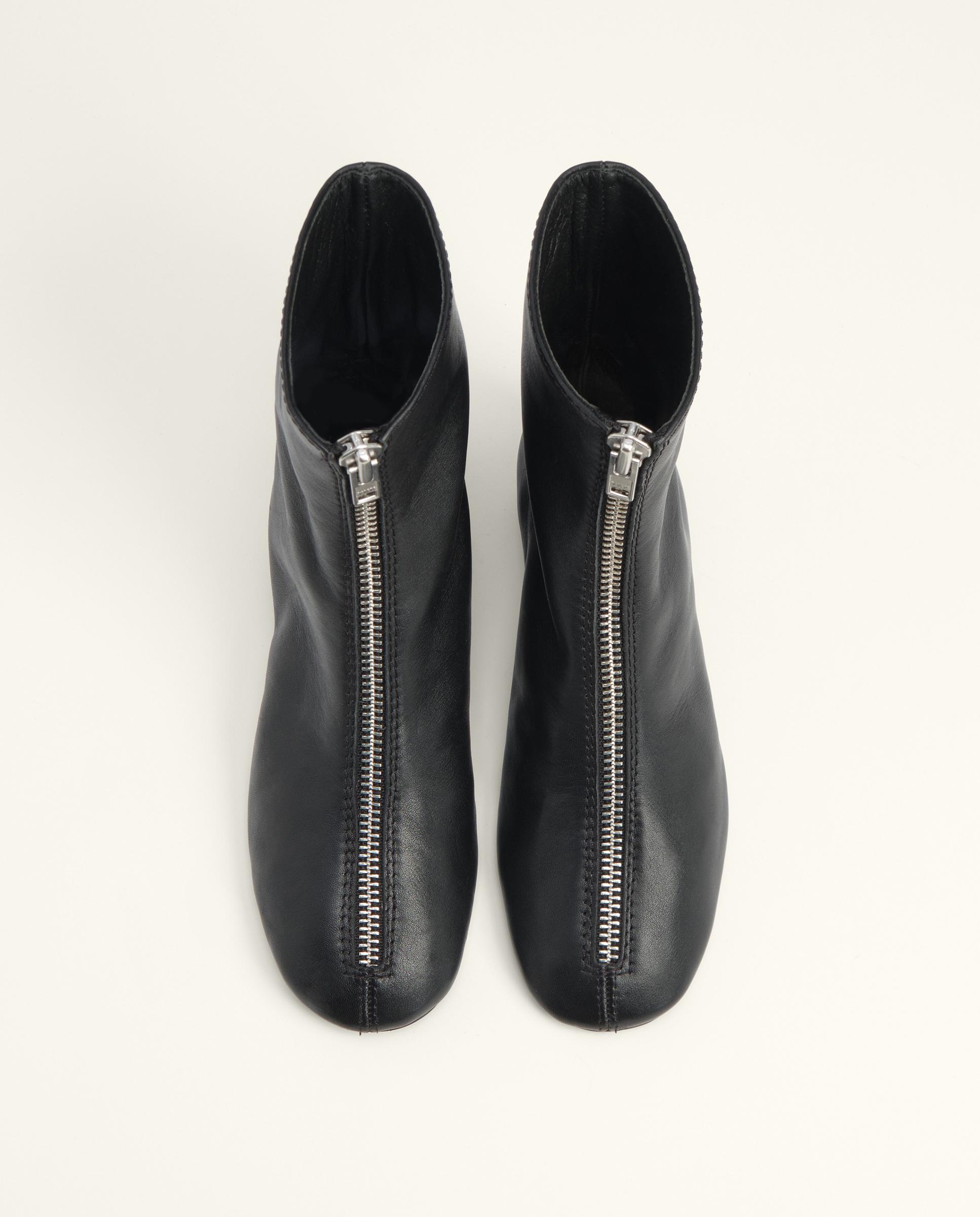 Botines de mujer tacón piel - Bimba y Lola - Negro Negro-4